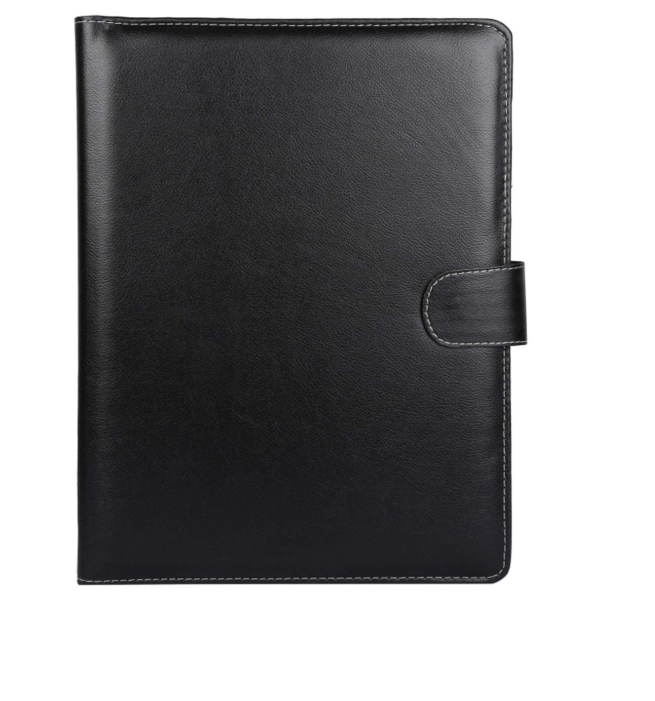 AmazingHind Professional File Folders, Document Files For Certificates, A4 Size (Faux Leather - Black01)