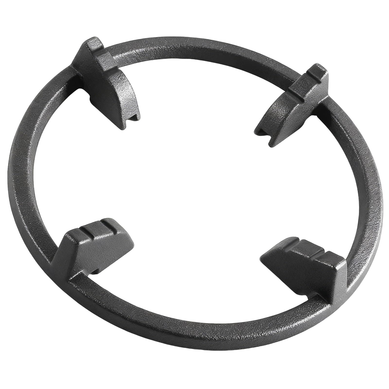 MCAMPAS Cast Iron Wok Support Ring, Universal Non-Slip Cast Iron Wok Rack Suitable for kitchen Samsung, GE, Frigidaire, Whirlpool, KitchenAid Etc, Gas Stove Rack Accessories.9.37 Inch