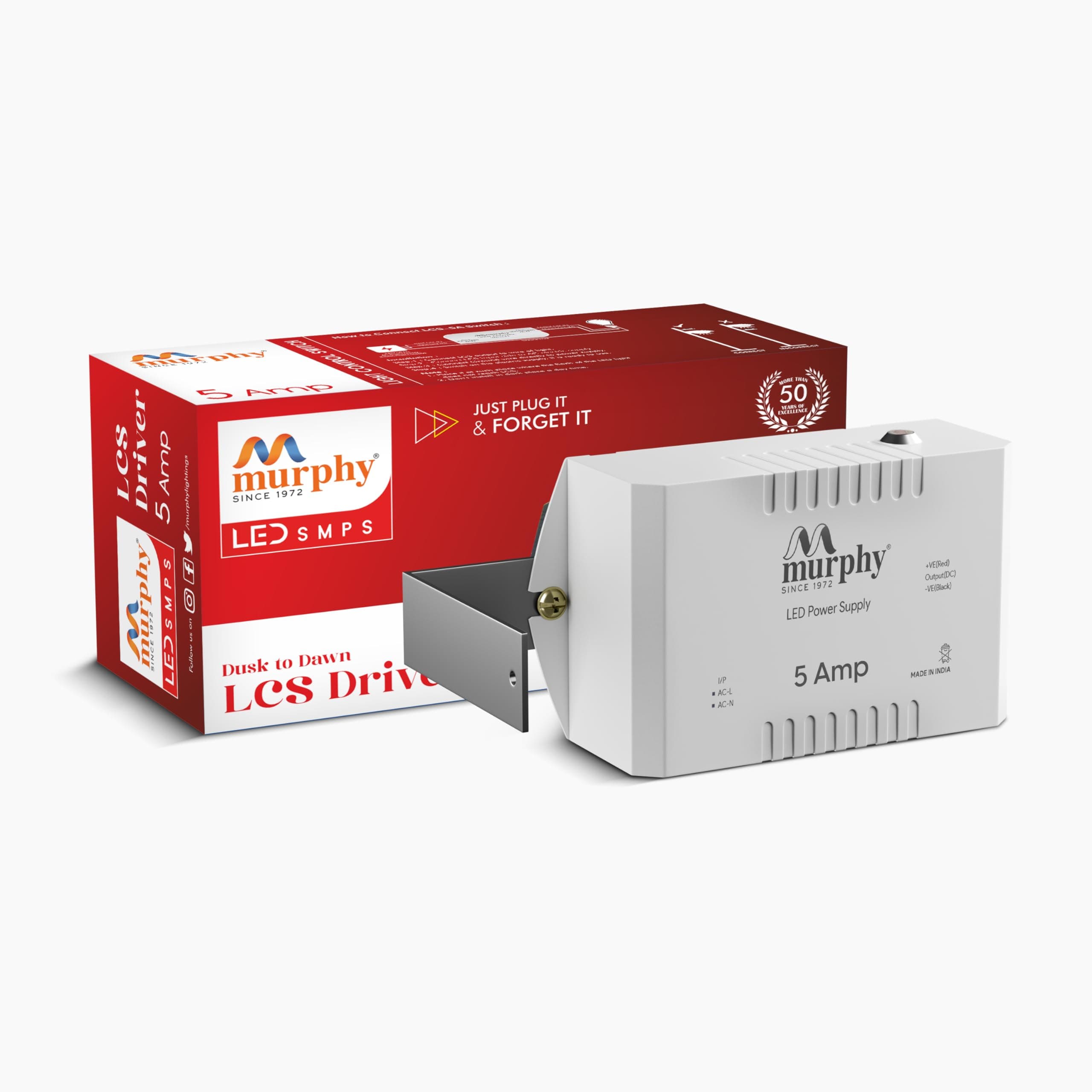 Murphy Waterproof 220 V Auto Day/Night ON/Off Photocell, LDR Sensor Switch for Lighting : Pack of 1