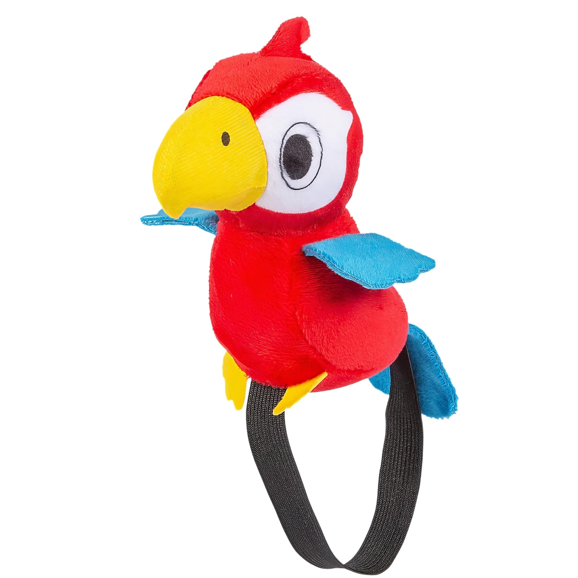 Fun Express Stuffed Parrot on Shoulder - Pirate Costume Accessories for Kids Boys Girls & Toddler | Pirate Parrot Shoulder Prop for Halloween Dress Up & Pirate Party Decor | Plush Toy Bird Gift