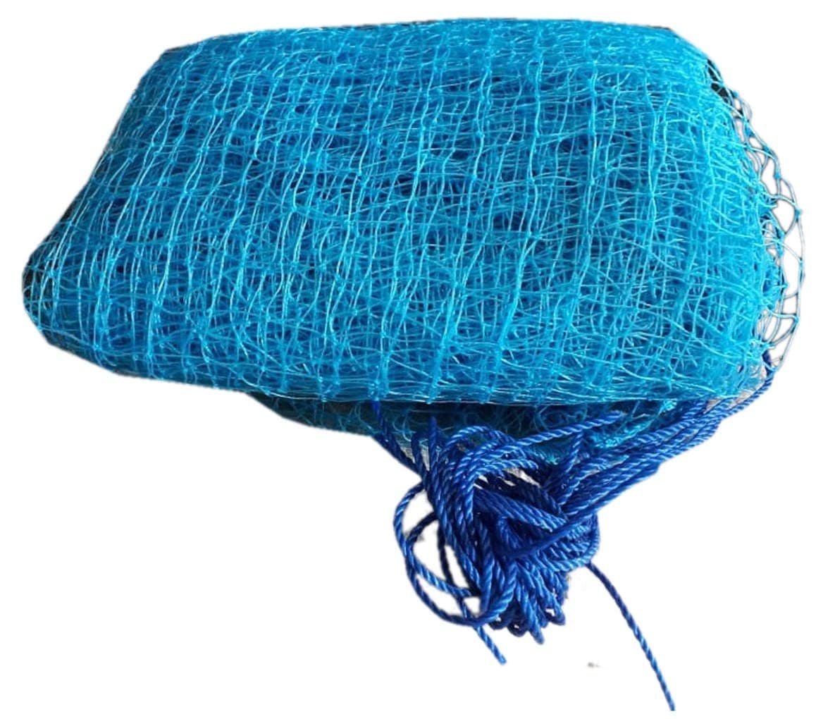 NMK Nets Anti Bird Net Bird Control Nylon Netting 10 X 15 Feet Blue with Attached Rope Around