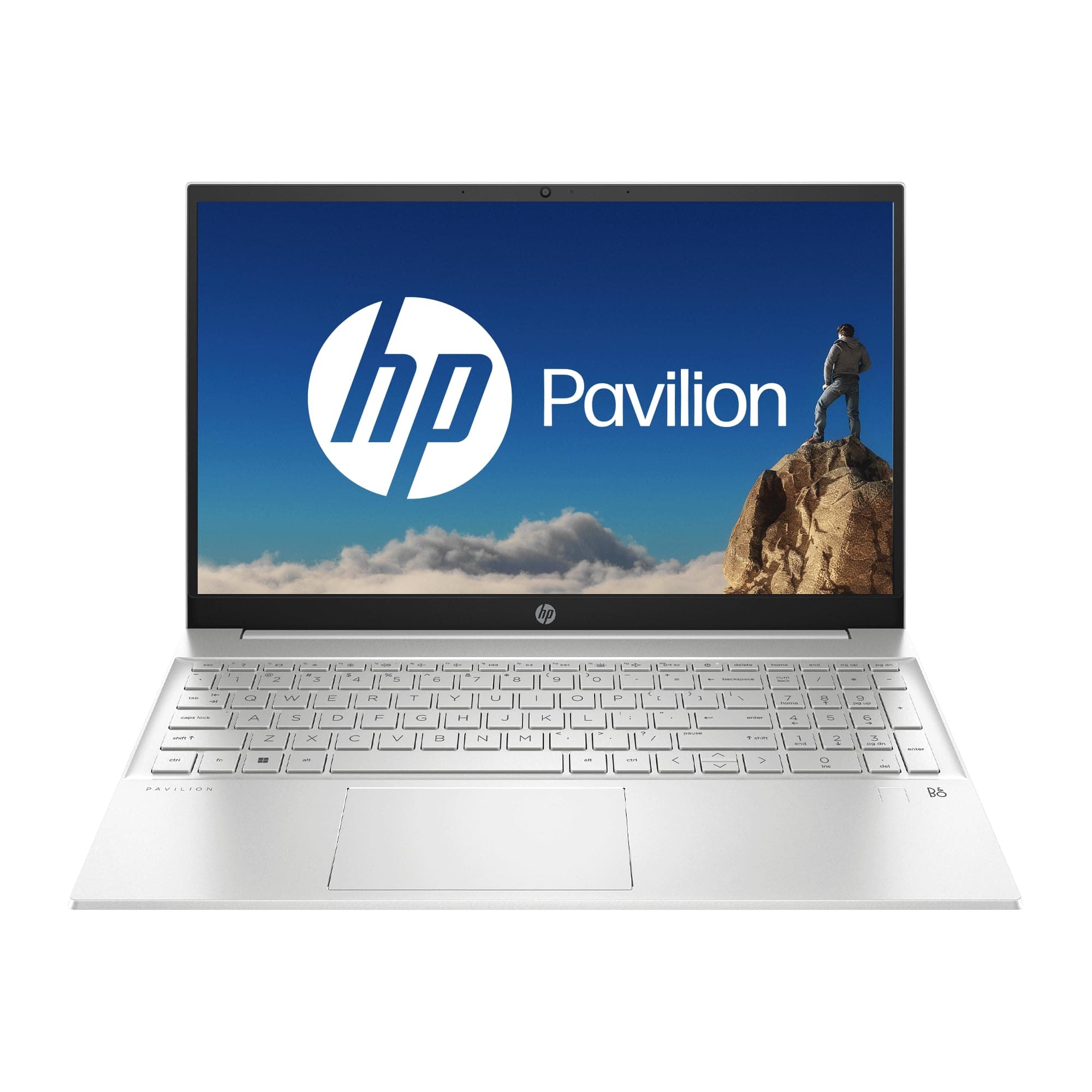 HP Pavilion 15, 12th Gen Intel Core i5-1240P, 15.6-inch (39.6 cm), FHD, 16GB DDR4, 512GB SSD, Intel Iris Xᵉ Graphics, FPR, Backlit KB, Audio by B&O (Win 11, MSO 2021, Silver, 1.74 kg), eg2091TU