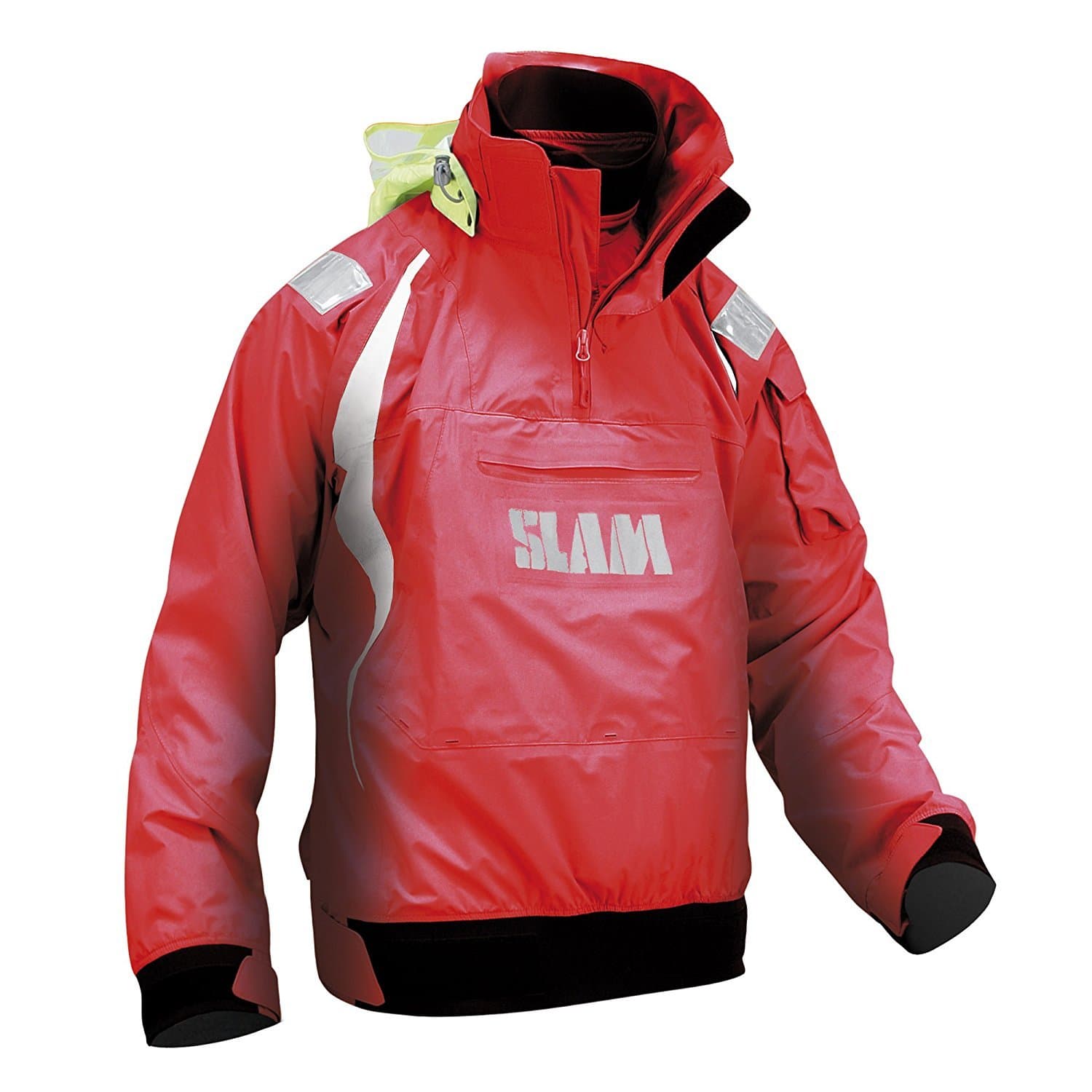 SLAM Force 4 Spray Top Men's 25.000mm Waterproof Light Grey 3-LAYER NYLON RIPSTOP Double collar with double closure