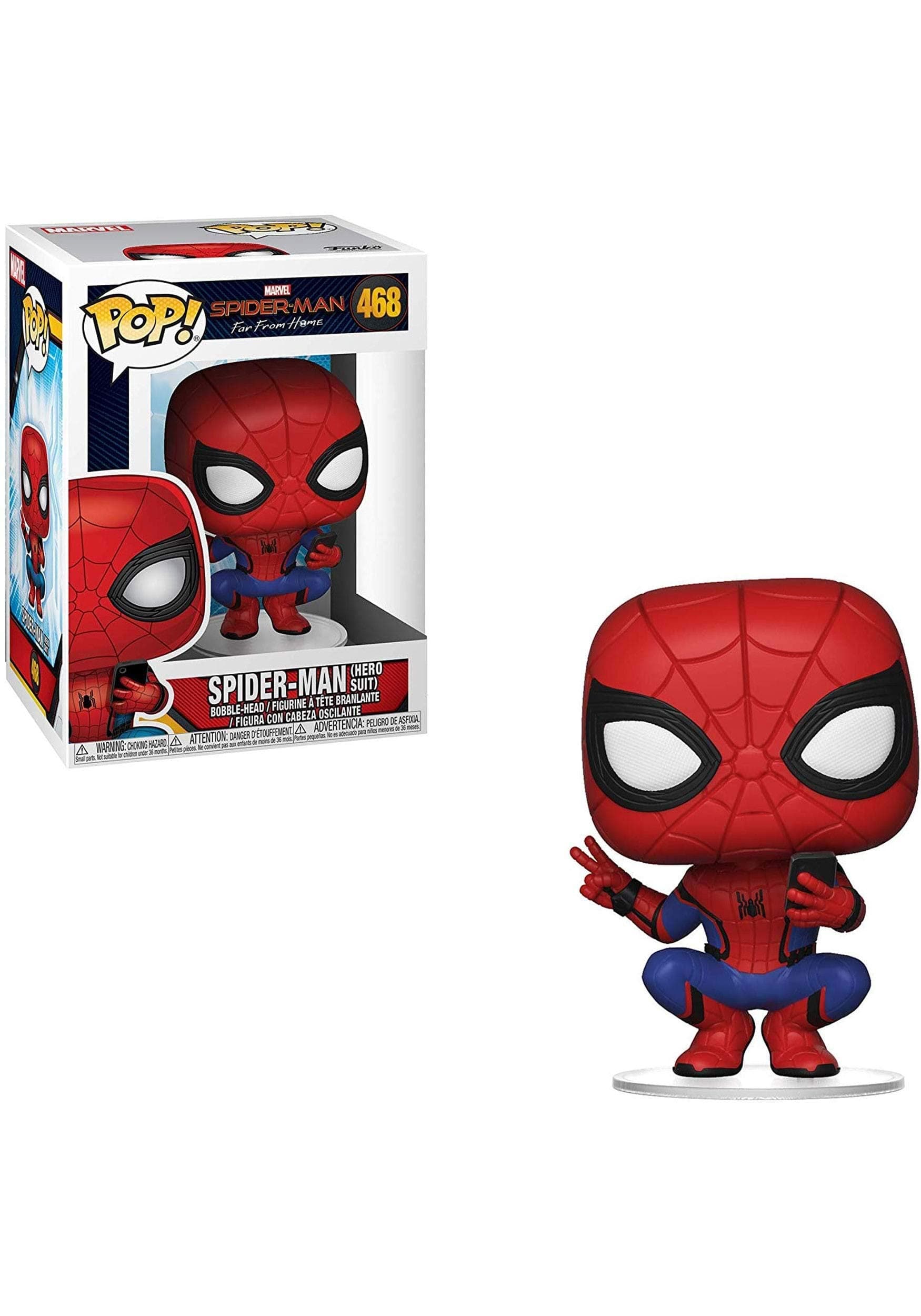 Pop! Marvel: Spider-Man Far from Home - Spider-Man Hero Suit, Multicolor, Standard