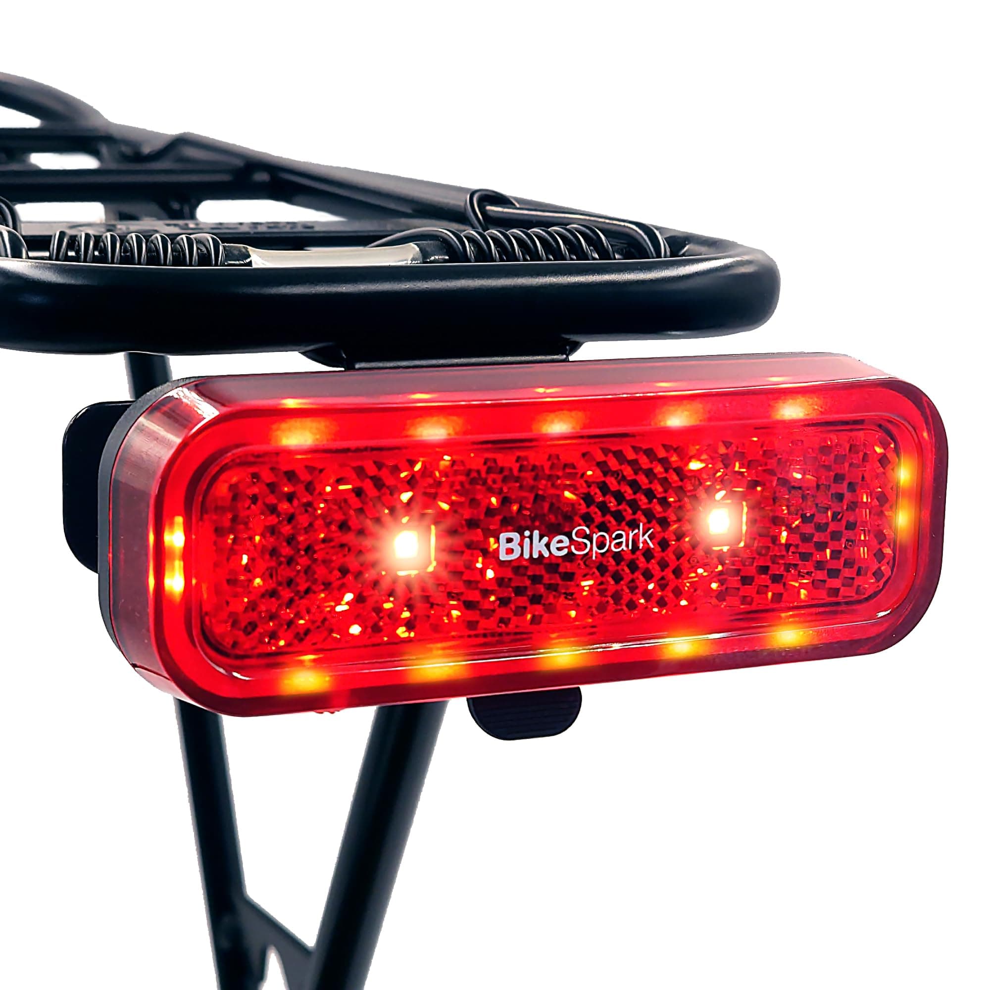 Auto-Sensing Rear Light G4R, USB Rechargeable, 240HRs, Precise Brake Sensing for Cargo Rack, Large Reflector, 50/80mm Screw Mounted, Easy Release, Made in Taiwan