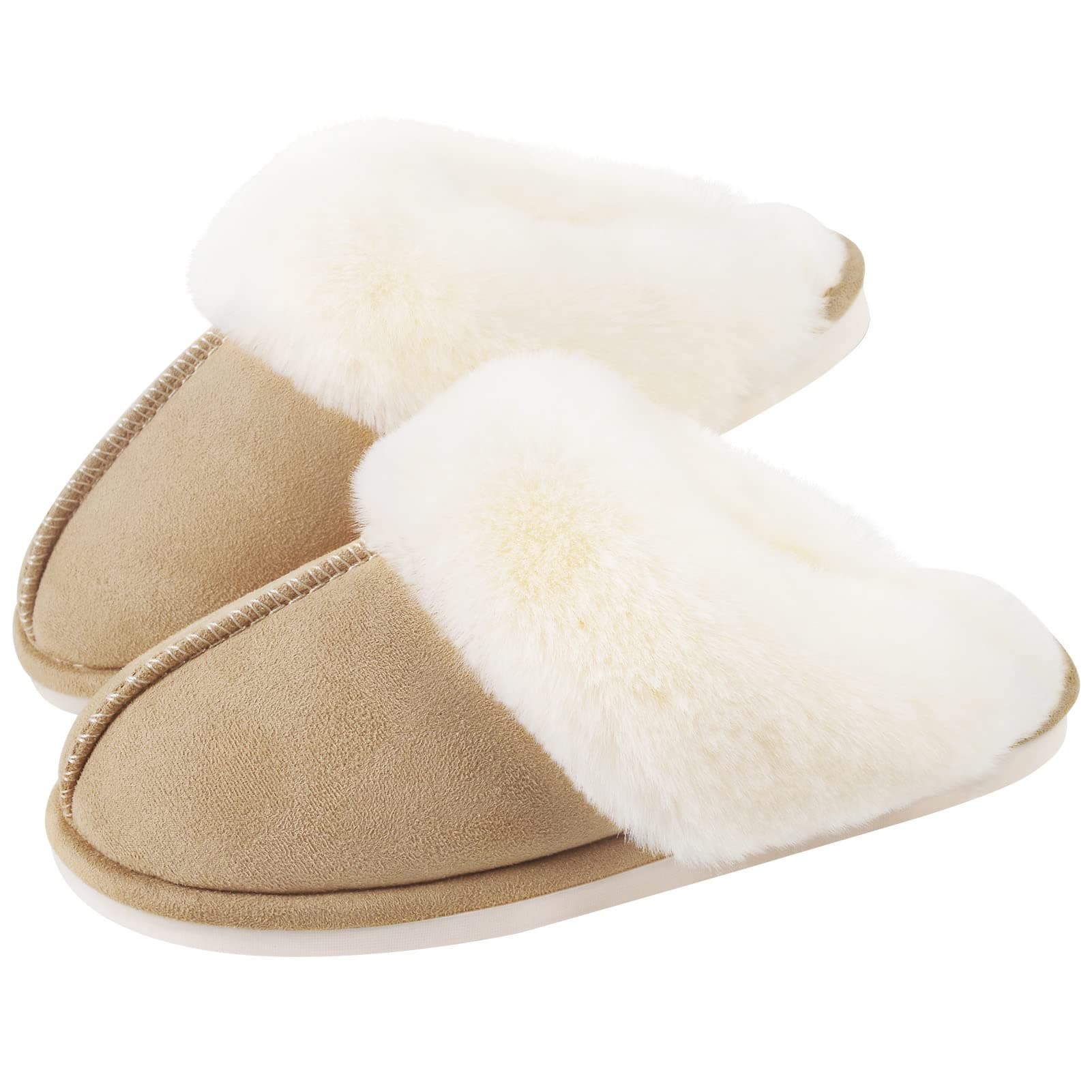 Parlovable Women's Memory Foam Slippers - Cloud-Like Comfort for Hard Floors, Ultra-Soft Machine Washable Indoor Outdoor House Shoes with Non-Slip Sole