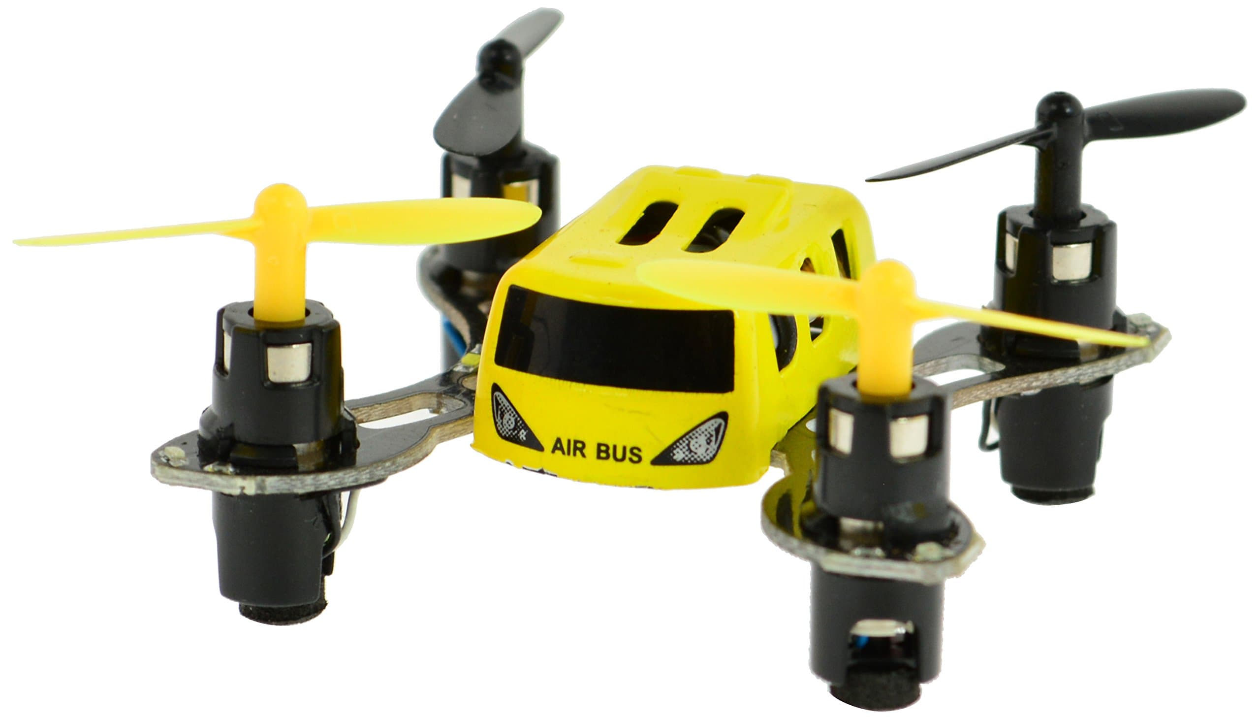 Extreem Hobby 2 x 2 x 1 Nano Quad Copter with 2.4 GHz Remote and Full Flip Capability, Yellow