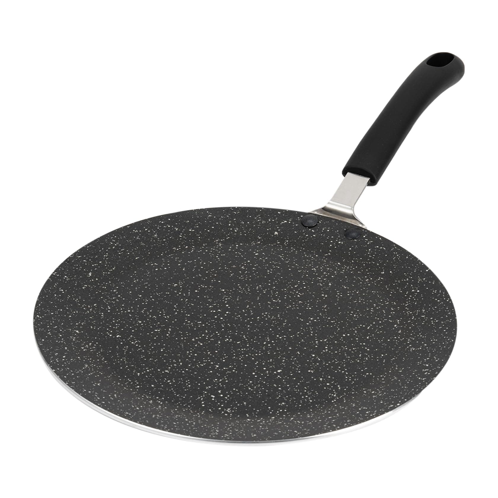 SAFRI Flat Pan Dosa Tawa Pancake Roti Bread Maker Egg Frying Fry Pan Chapati Hot Plate Induction Base Gass Electric Hobs (30cm)