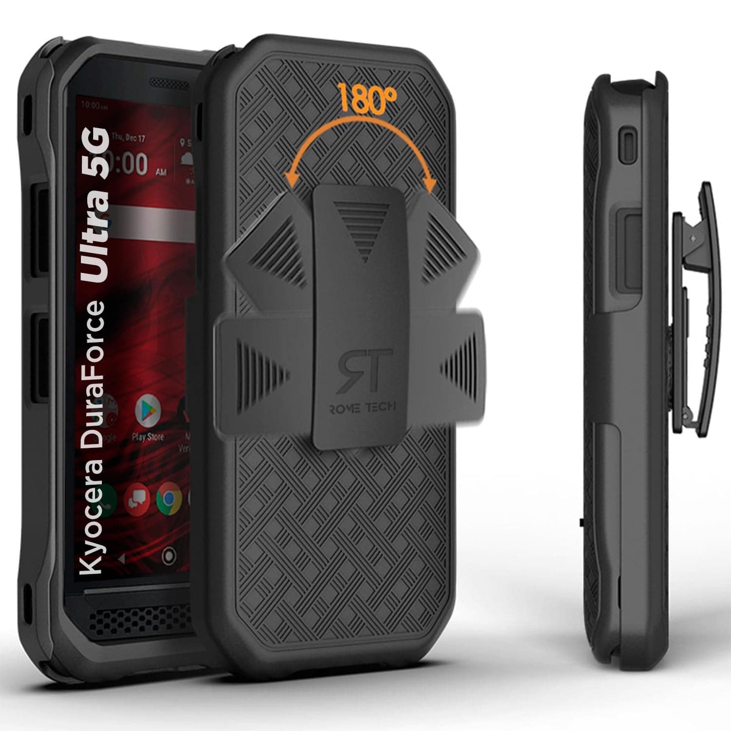 Rome Tech Holster Case with Belt Clip for Kyocera DuraForce