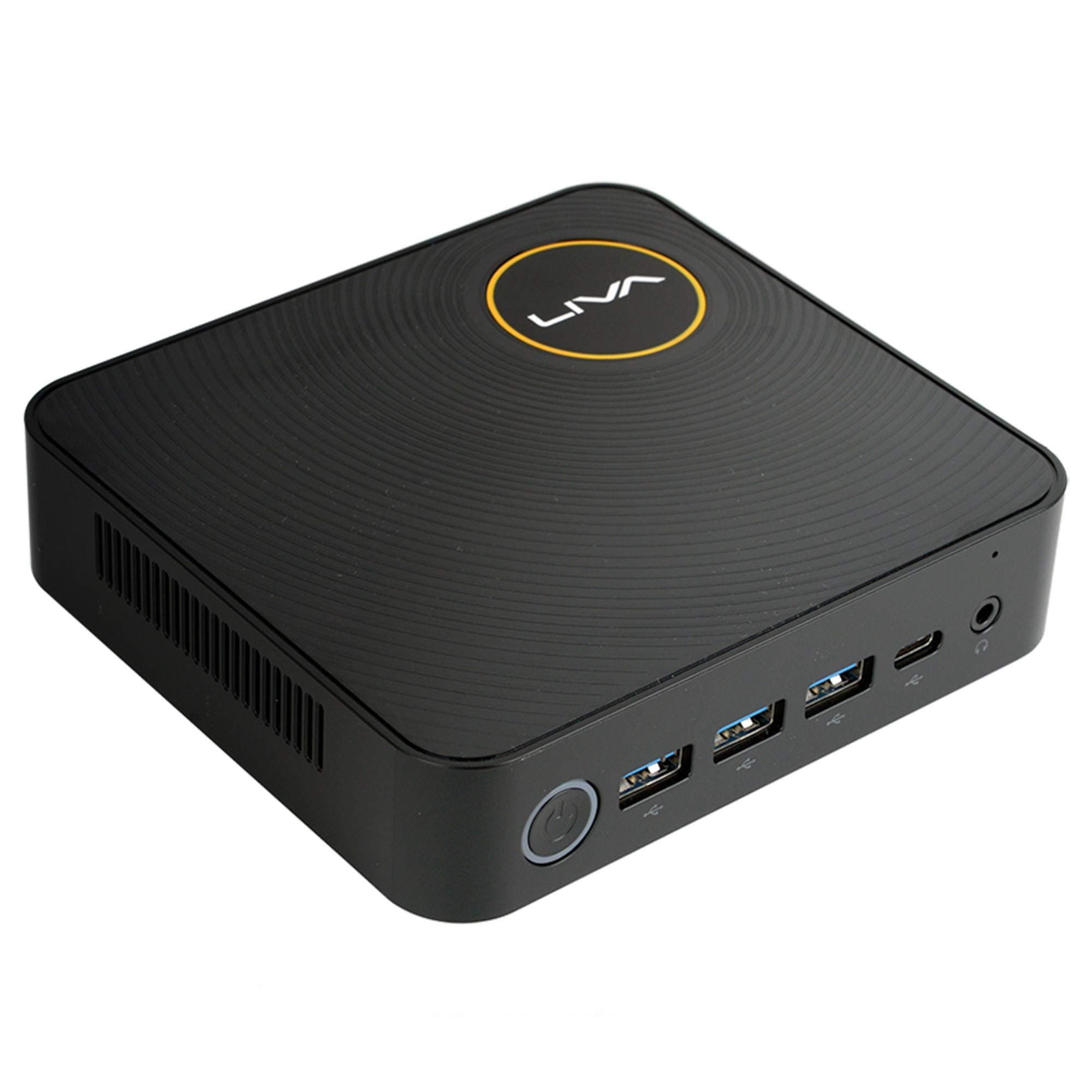 Liva Z Mini PC Computer Intel Celeron N3350 Dual-core, 4GB DDR3L/32GB eMMC, Type C Port, 4K@60Hz HDMI+mDP, WiFi, Ethernet, Dual Monitor Support (Liva Z N3350)