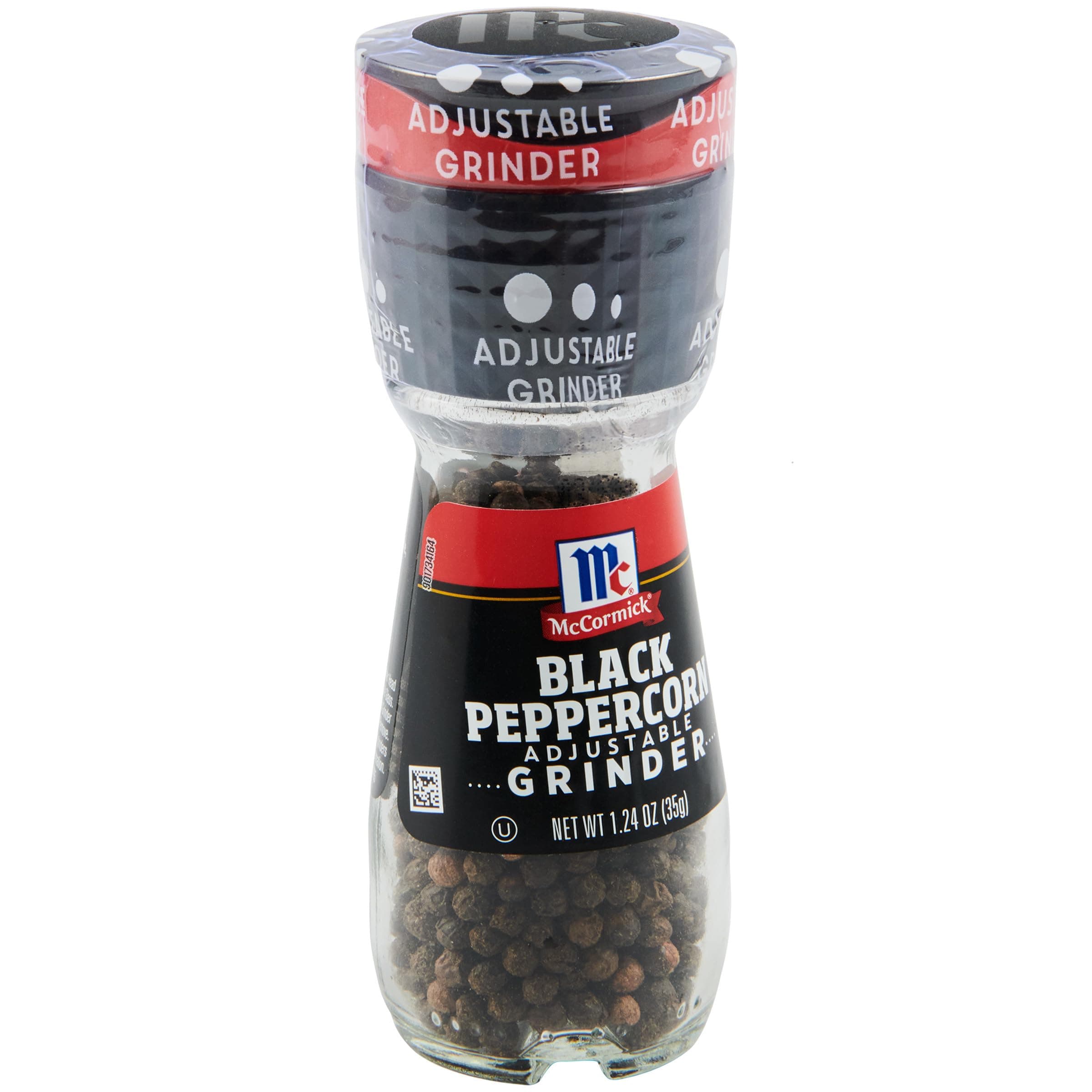 Black Peppercorn Grinder, 1.24 oz