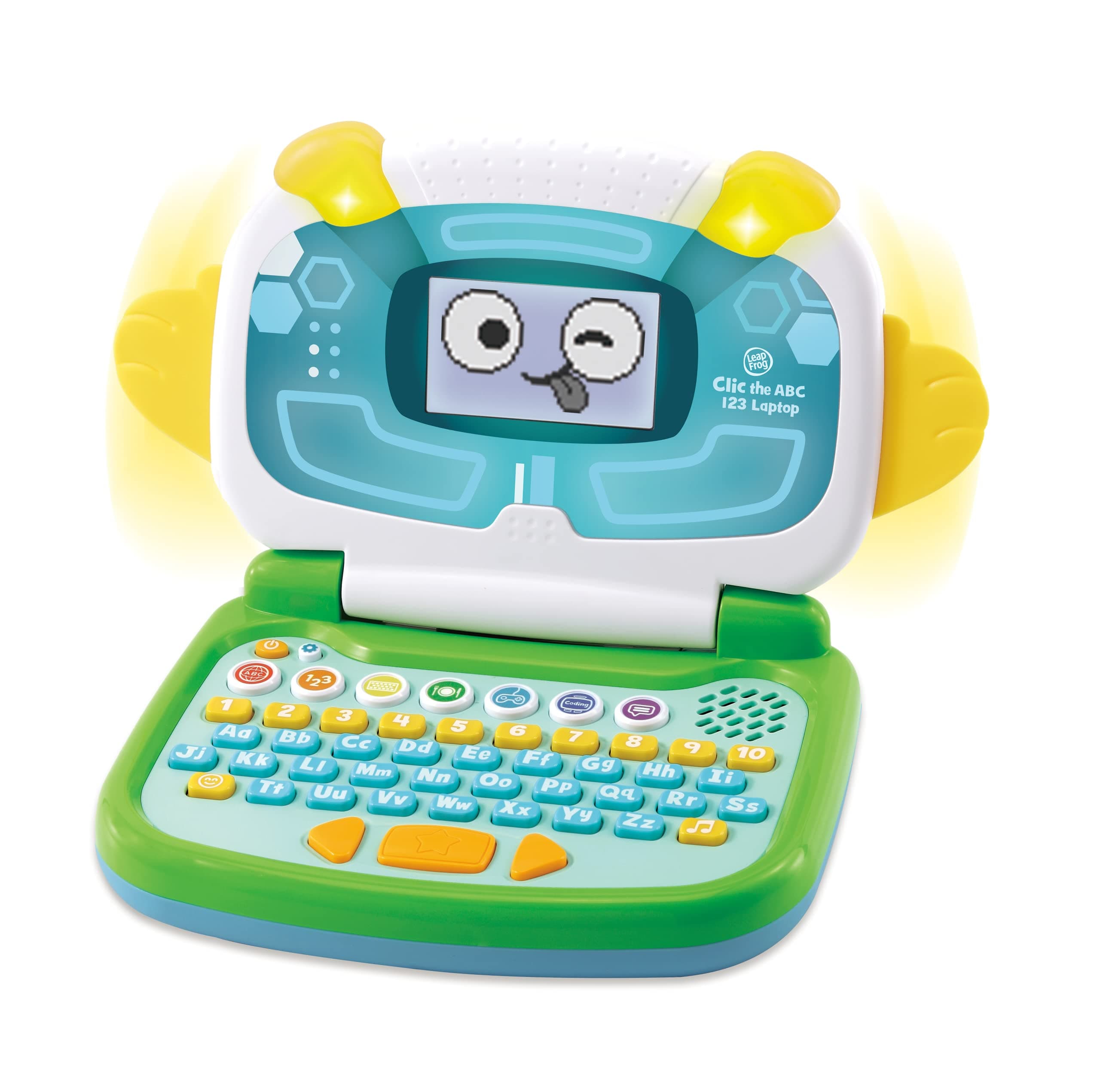LeapFrogClic the ABC 123 Laptop Interactive Learning for Kids with Letters & Numbers Suitable Boys Girls 3, 4, 5, 6+ Years Green M 615103
