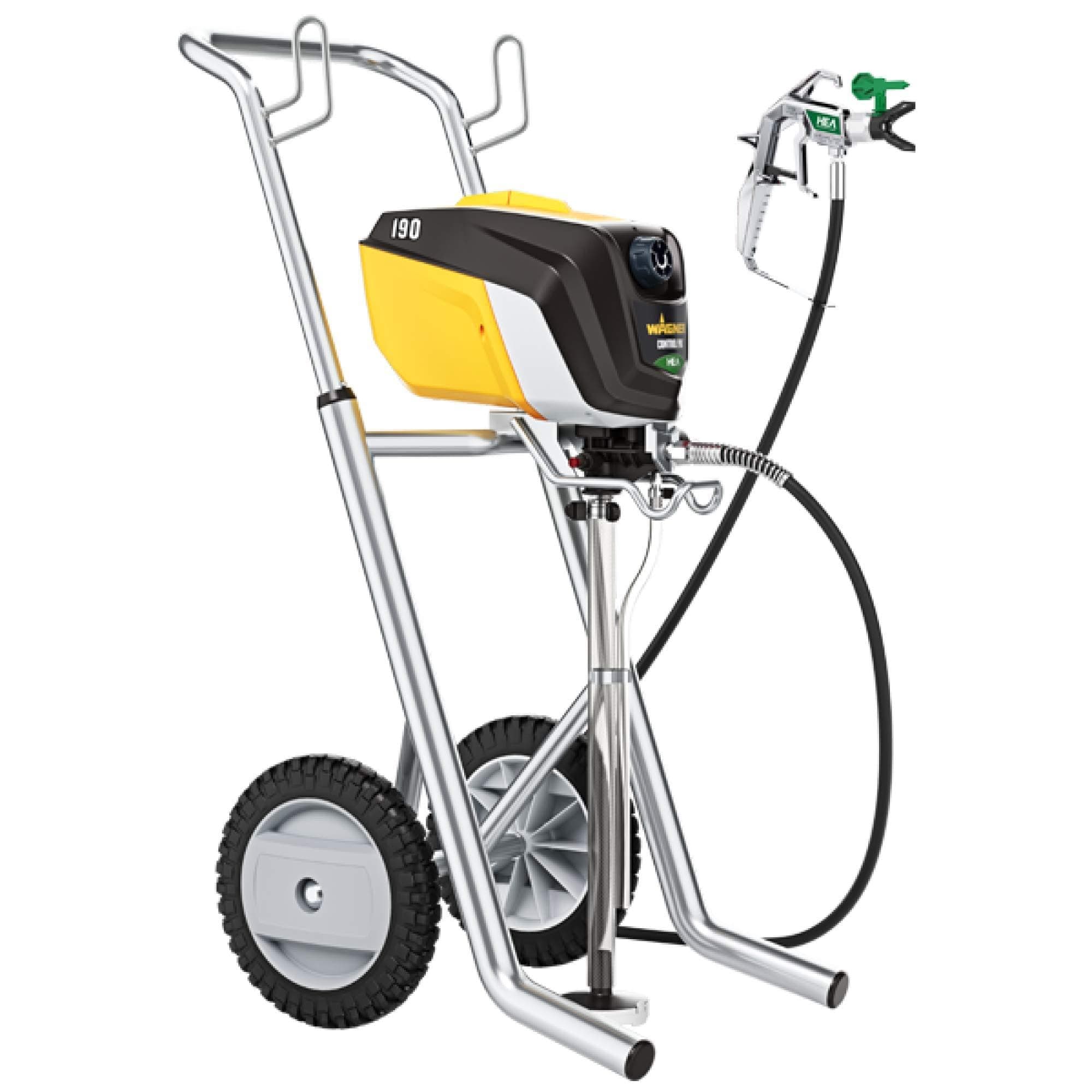 Wagner Spraytech 580559 Control Pro 190 Cart Paint Sprayer, High Efficiency Airless Sprayer with Low Overspray