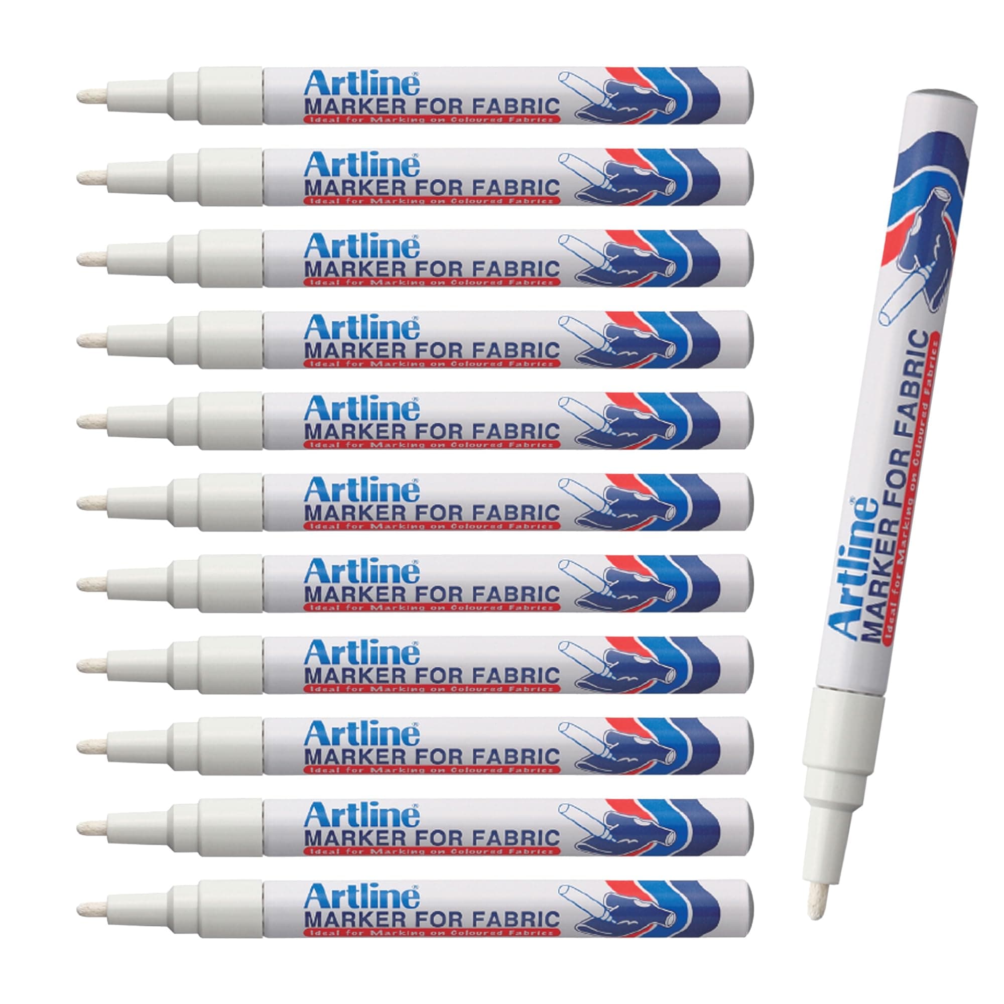 Artline Pack of 12 Laundry Marker Pens