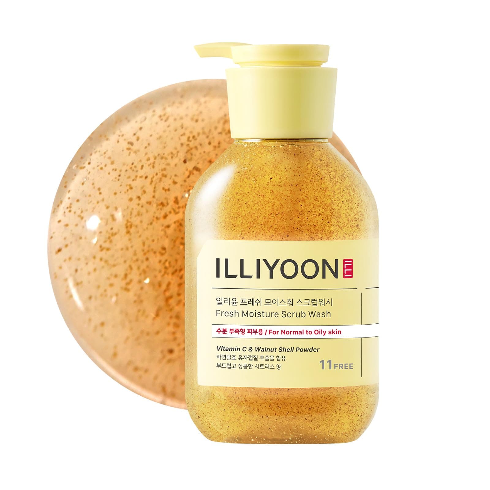 ILLIYOON Fresh Moisture Scrub Wash 400ml(13.52oz)