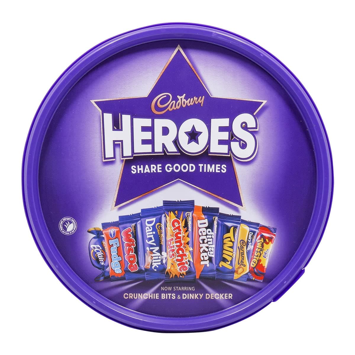 Cadbury Heroes Chocolate Tub, 660 g