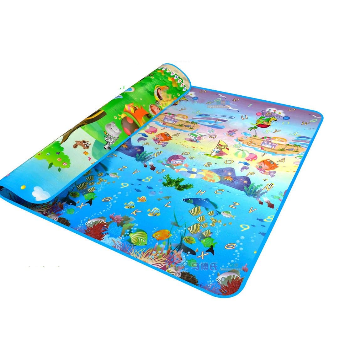 Garwarm 79 * 71 * 0.2 Inches Extra Large Baby Crawling Mat Playmat Foam Blanket Rug