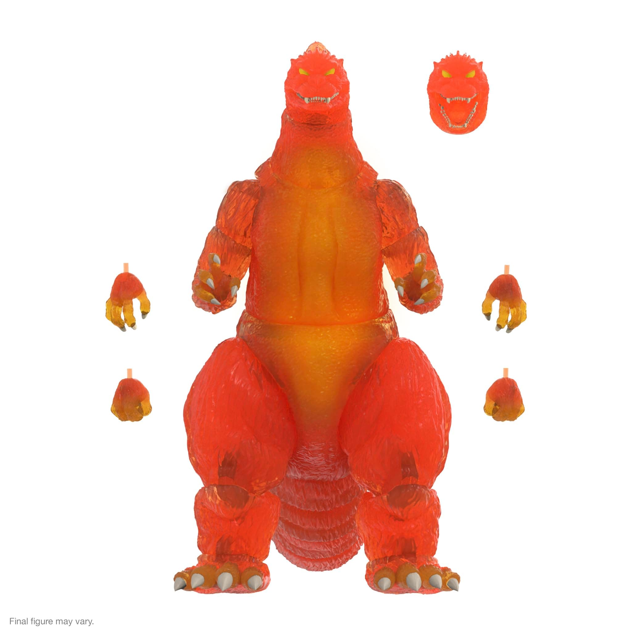 Toho ULTIMATES! - Blazing Godzilla (1200º Clear Orange) Action Figure