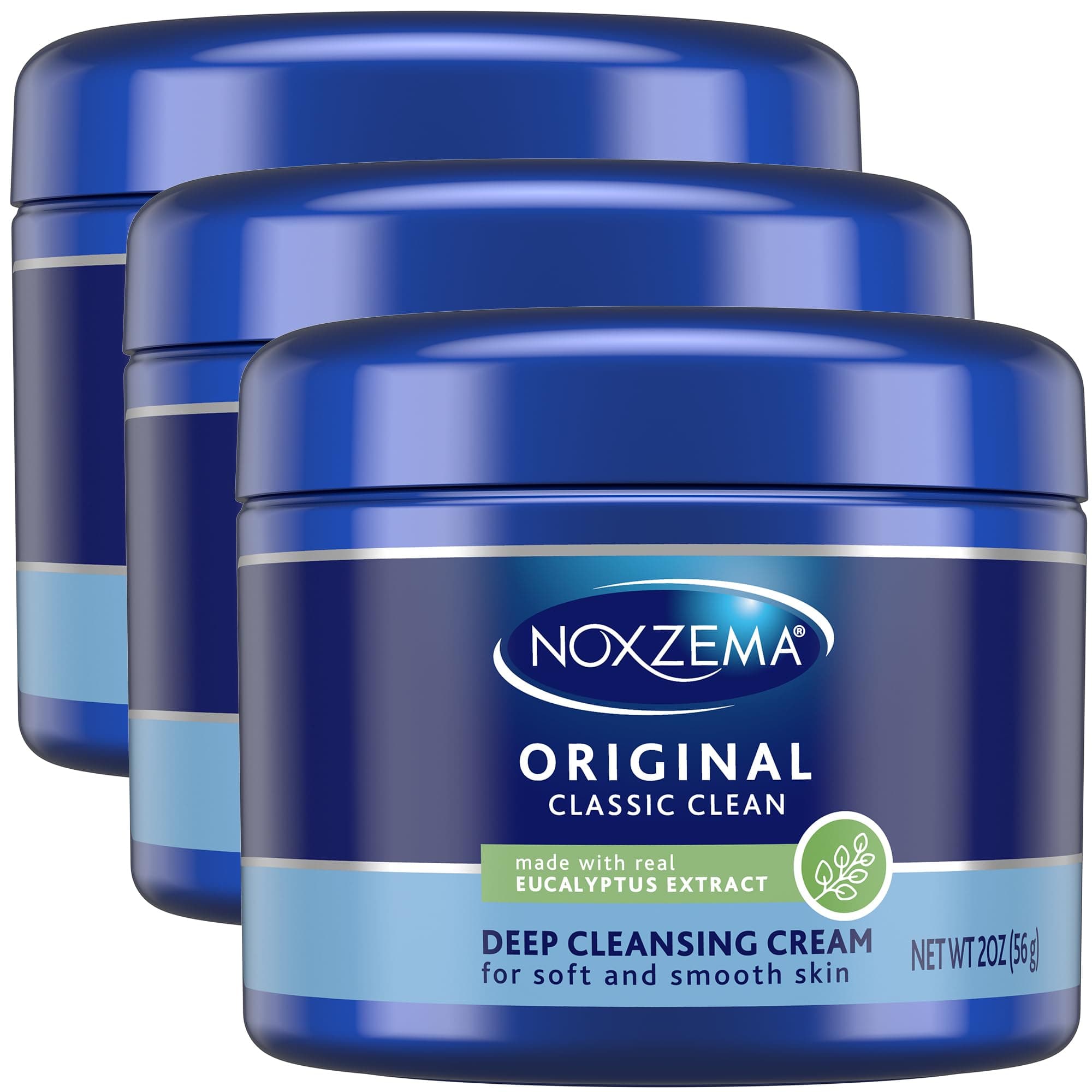 Noxzema The Original Deep Cleansing Cream Travel Size 2 Oz (Pack of 3)