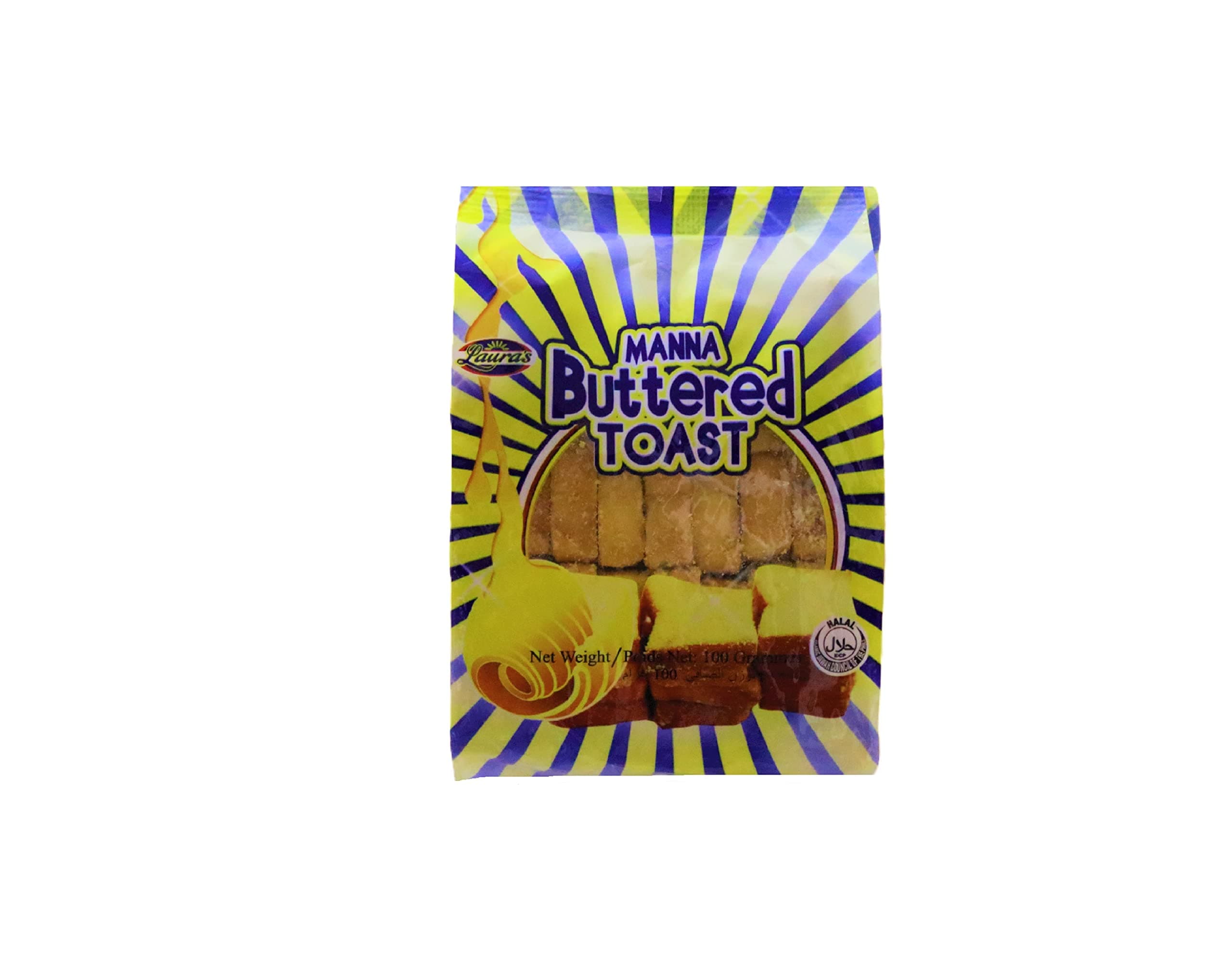 LAURA'S Manna Buttered Toast, 100 gm