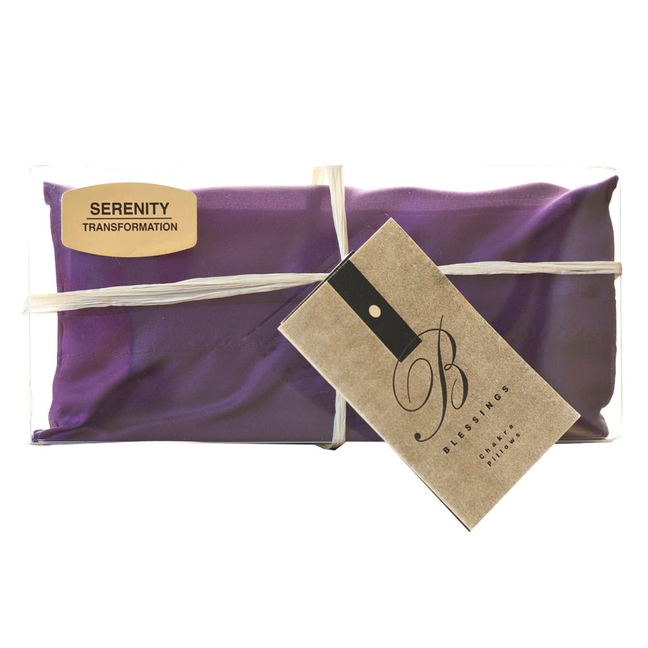 Gurutej Kaur Transformation (Crown) Chakra Pillow - Puple Yoga Silk Eye Pillow | Peppermint and Spearmint
