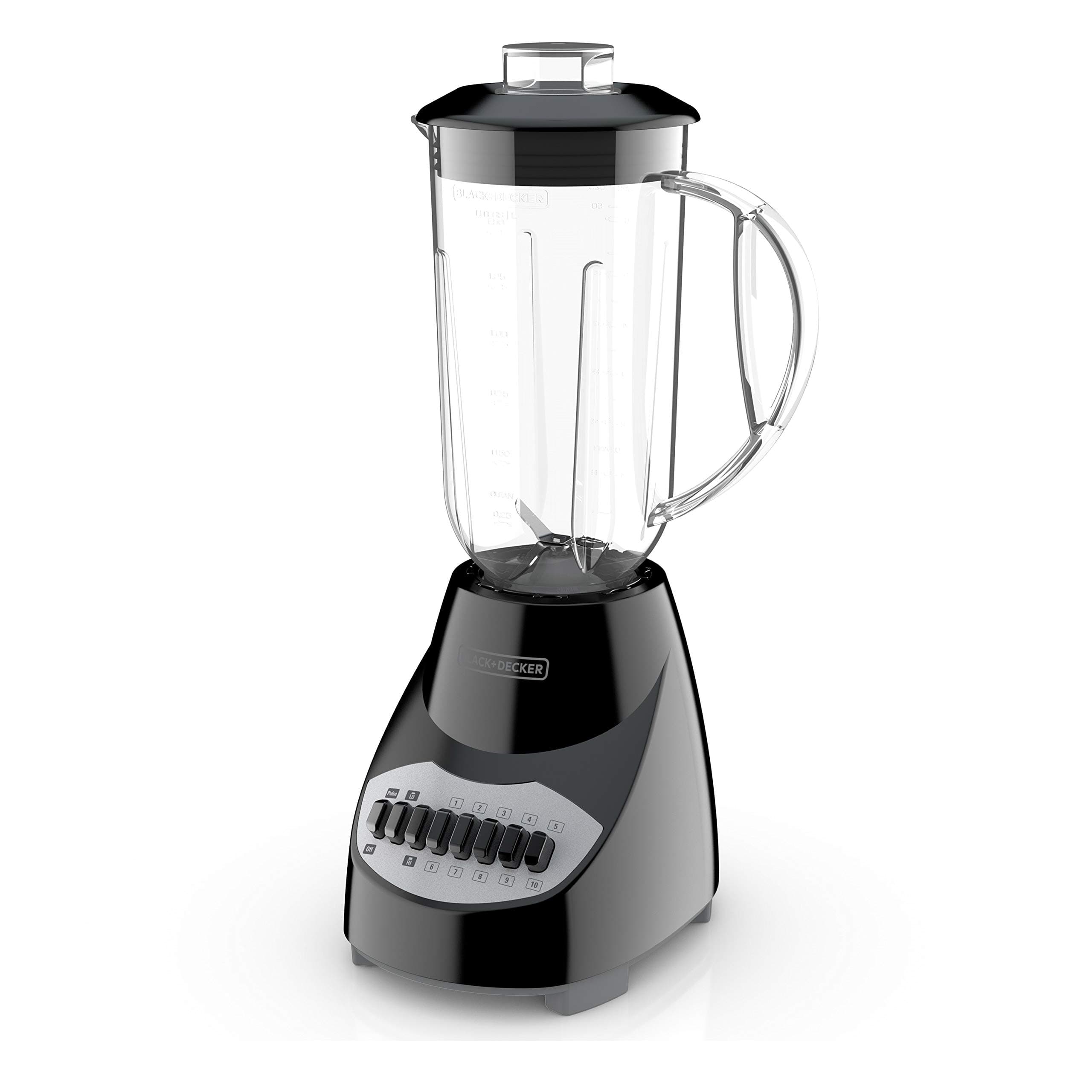 Crush Master Blender, 10-Speeds with Stainless Steel Blades, Black, BL2010BP