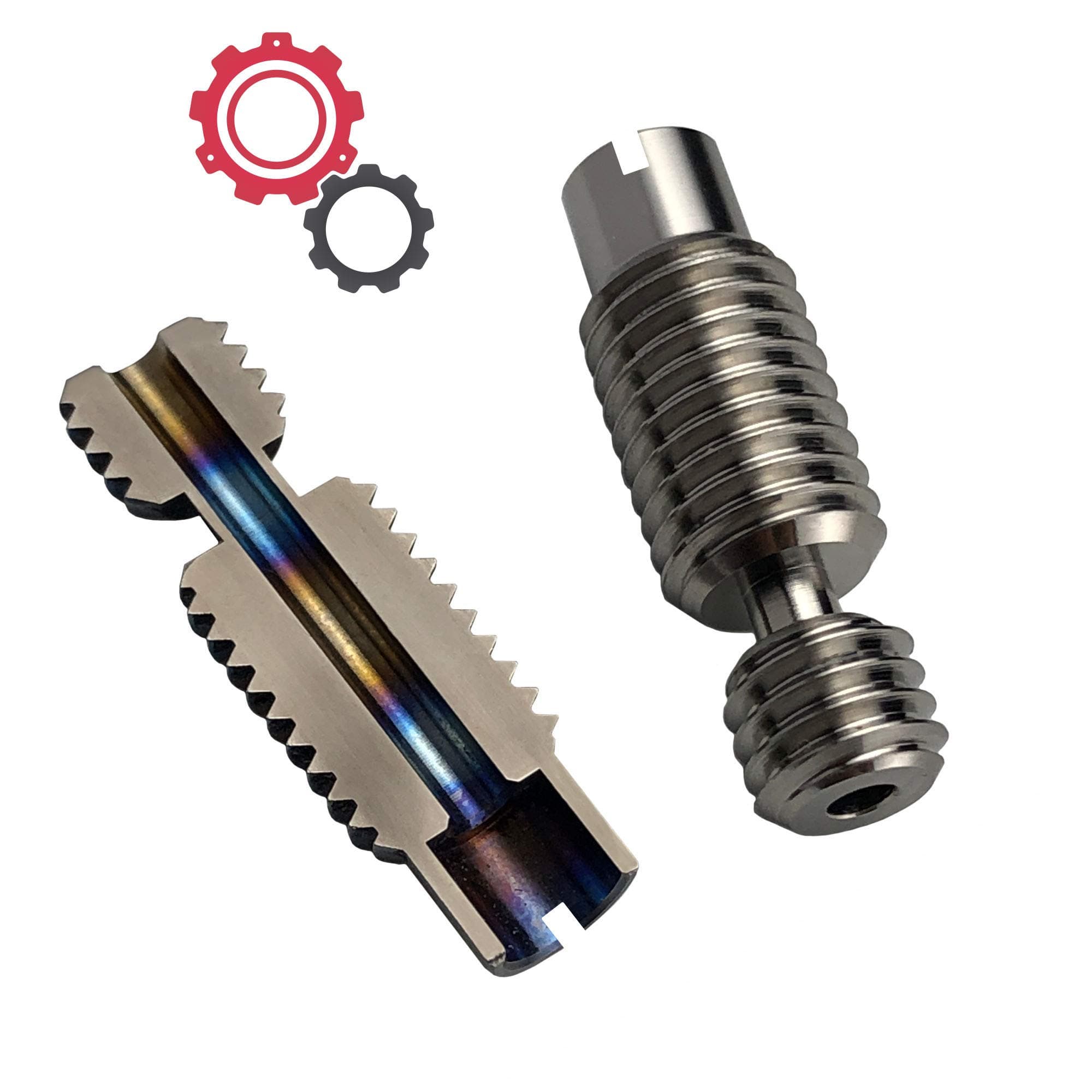 Titanium V6 heatbreak V2.3 by 3D passion (1.75mm, All-Metal, Our in-House New Design), 1-Pack