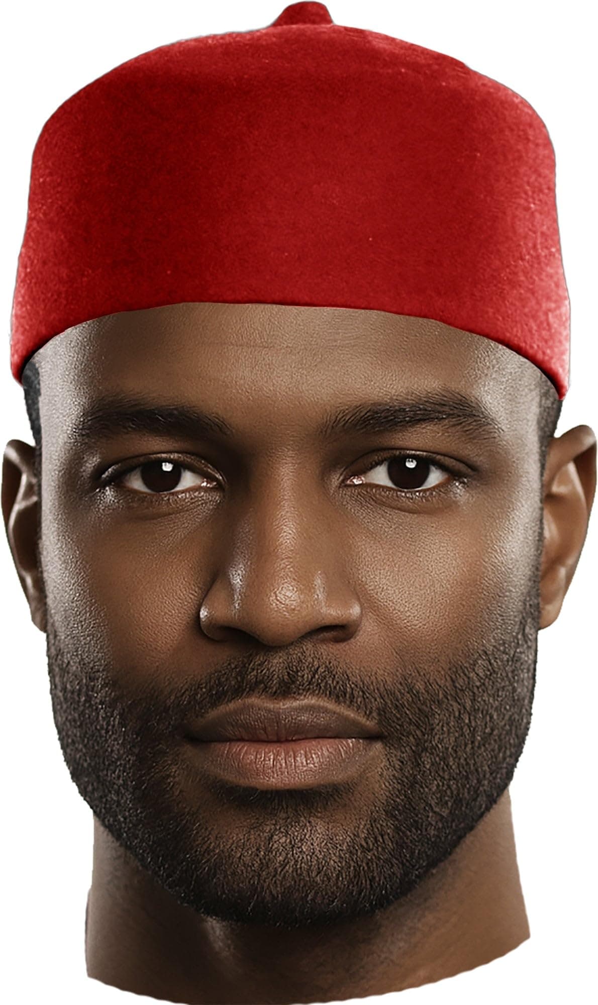 Dupsie's Wool Fez Hat for Men – Soft Felt Igbo Cap | Traditional African Hat for Cultural, Religious & Fashion Wear