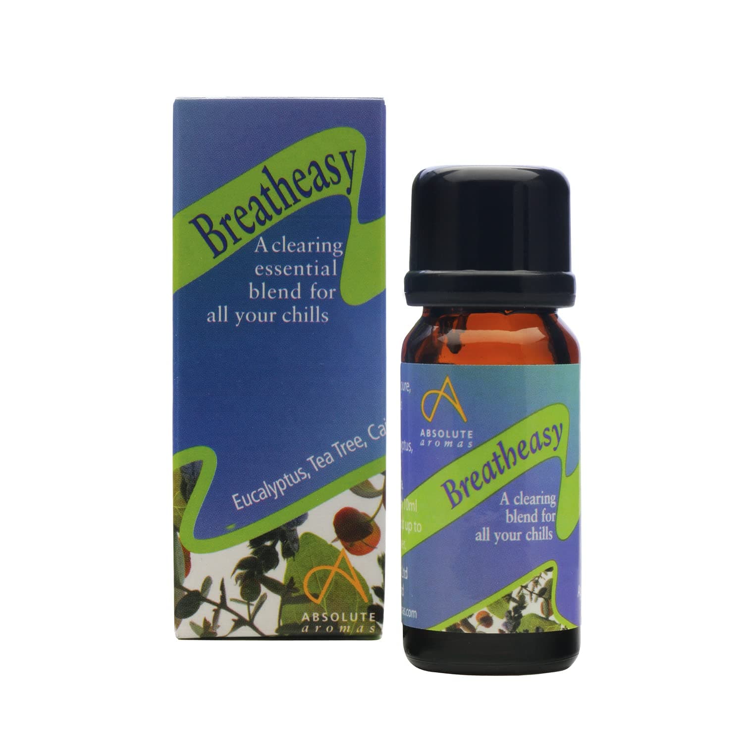 Breatheasy Essential Oil Blend by Absolute Aromas | Helps prevent the spread of winter chills | Luxury Aromatherapy, Made in UK for India