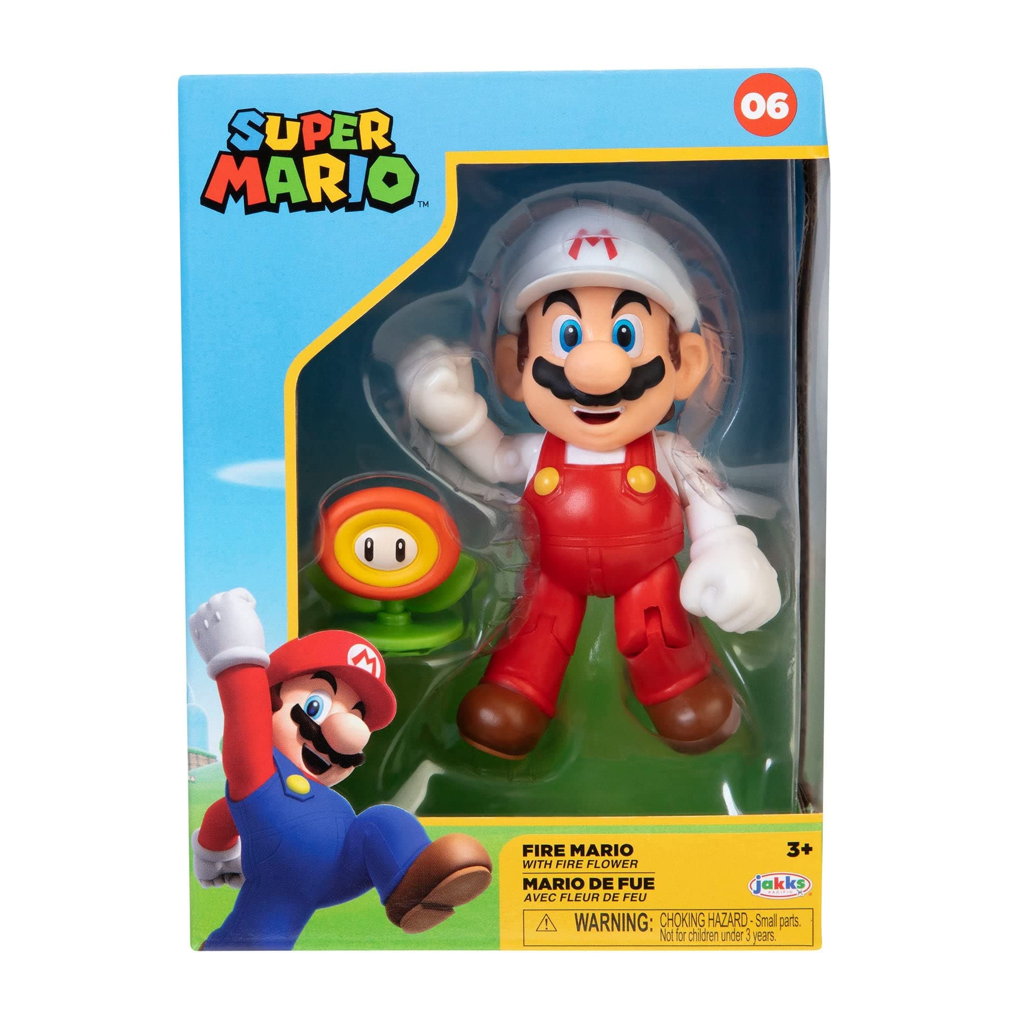 JAKKS PACIFIC HK LTD FIGURINE COL. MARIO FIRE 10CM
