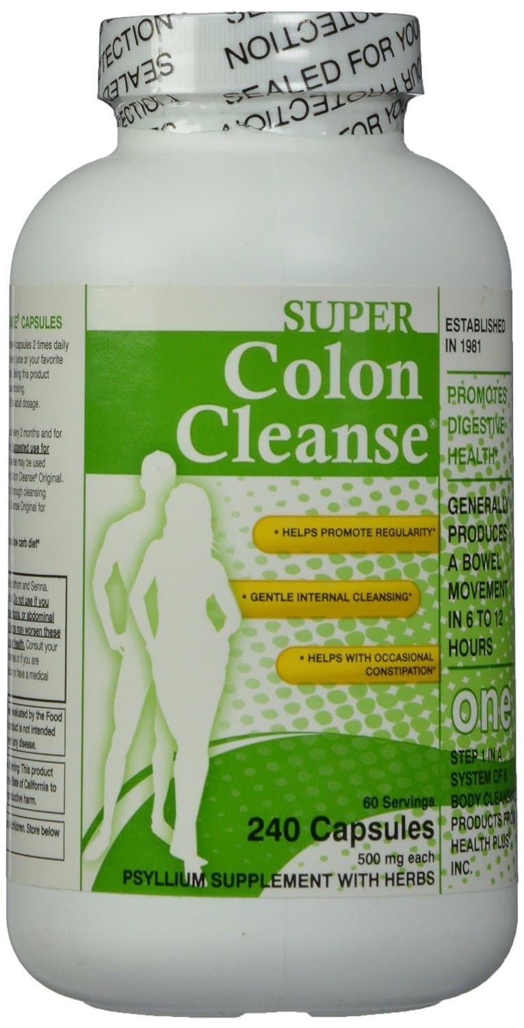 Super Colon Cleanse, 500mg, 720 capsules pack (hl616u)