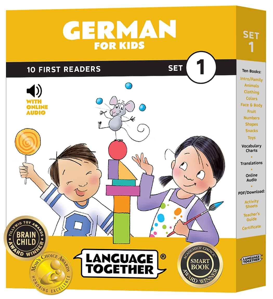 German for Kids: First Readers Box Set – 10 Beginning Readers with Online Audio | Build Confidence with German Words (Ages 3-8) by Language Together (German Edition)