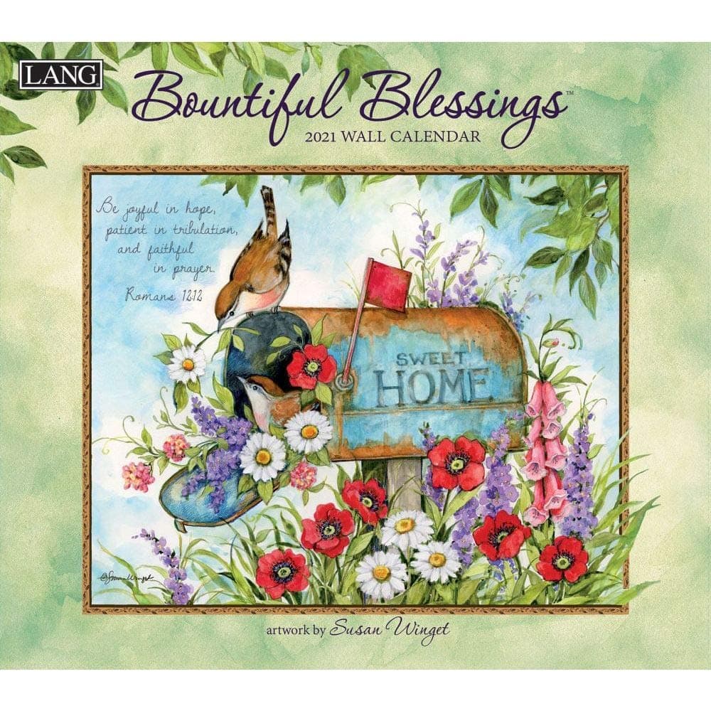 Lang Bountiful Blessings 2021 Wall Calendar (21991001897)