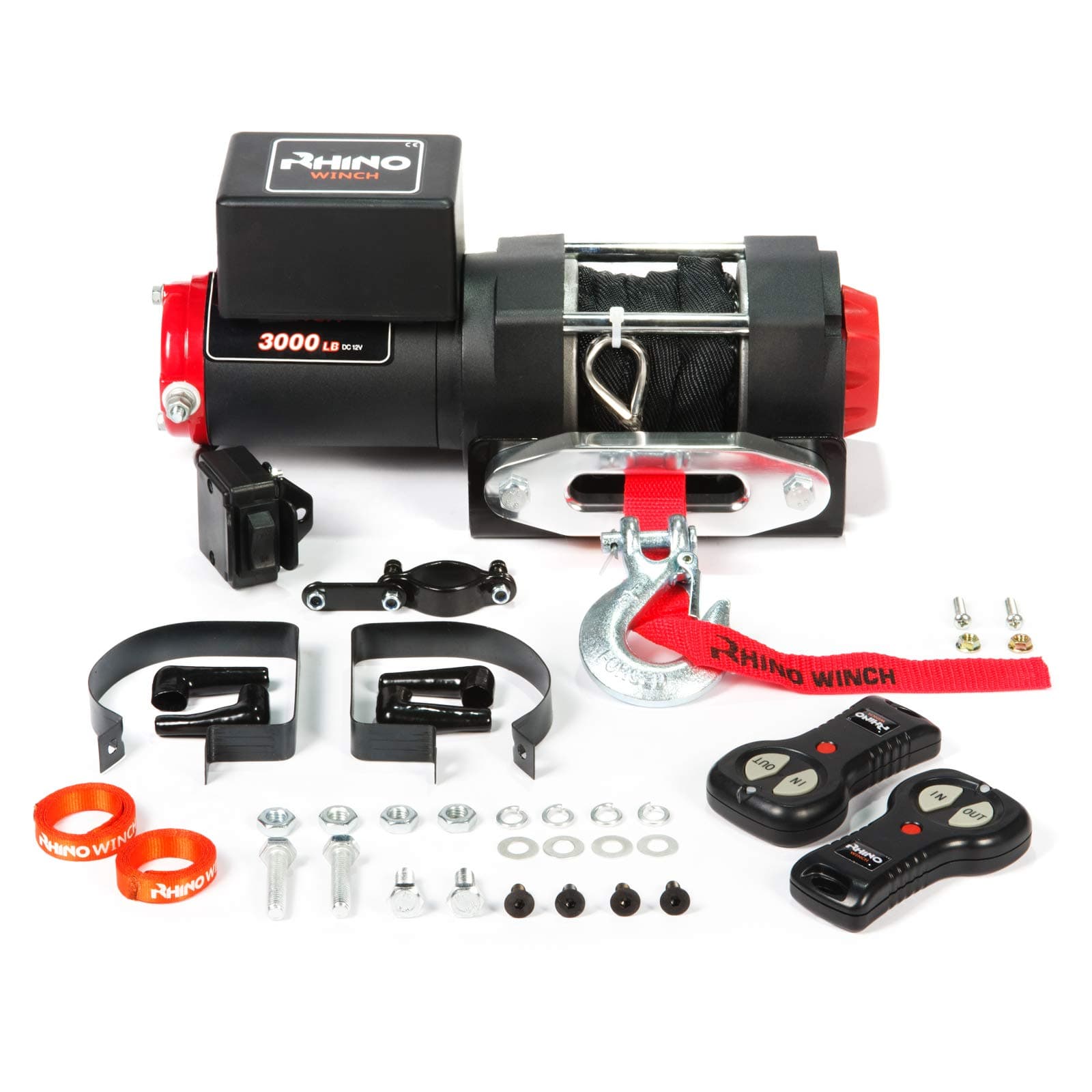 3000lbs Dyneema Rope 12V Electric Winch