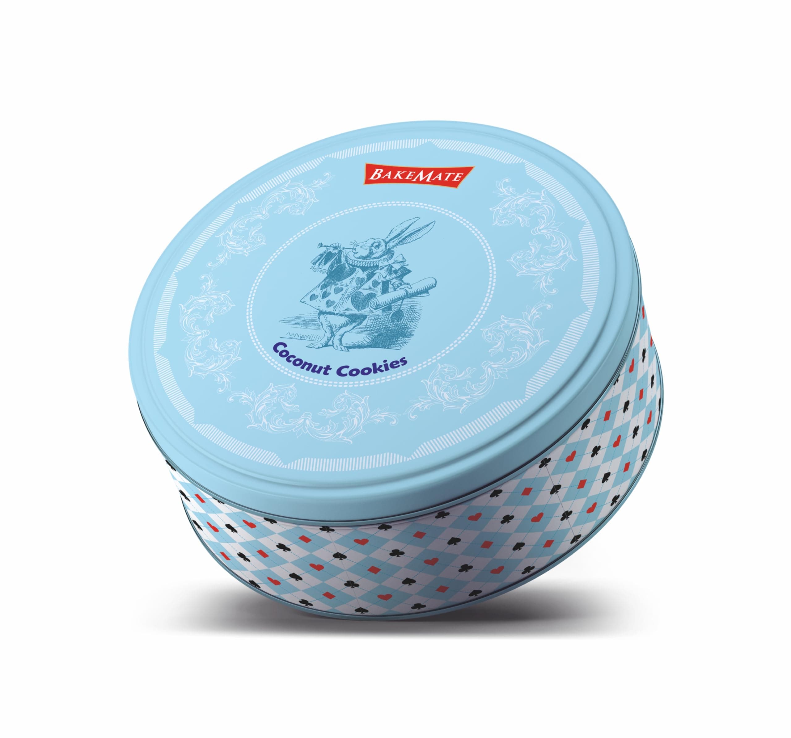 BakeMate Coconut Cookies 340g – Premium Coconut Biscuits in Tin Box – Delicious & Crunchy Cookie – Festive Gift Pack | Christmas Cookies Gift Pack | Xmas Cookie