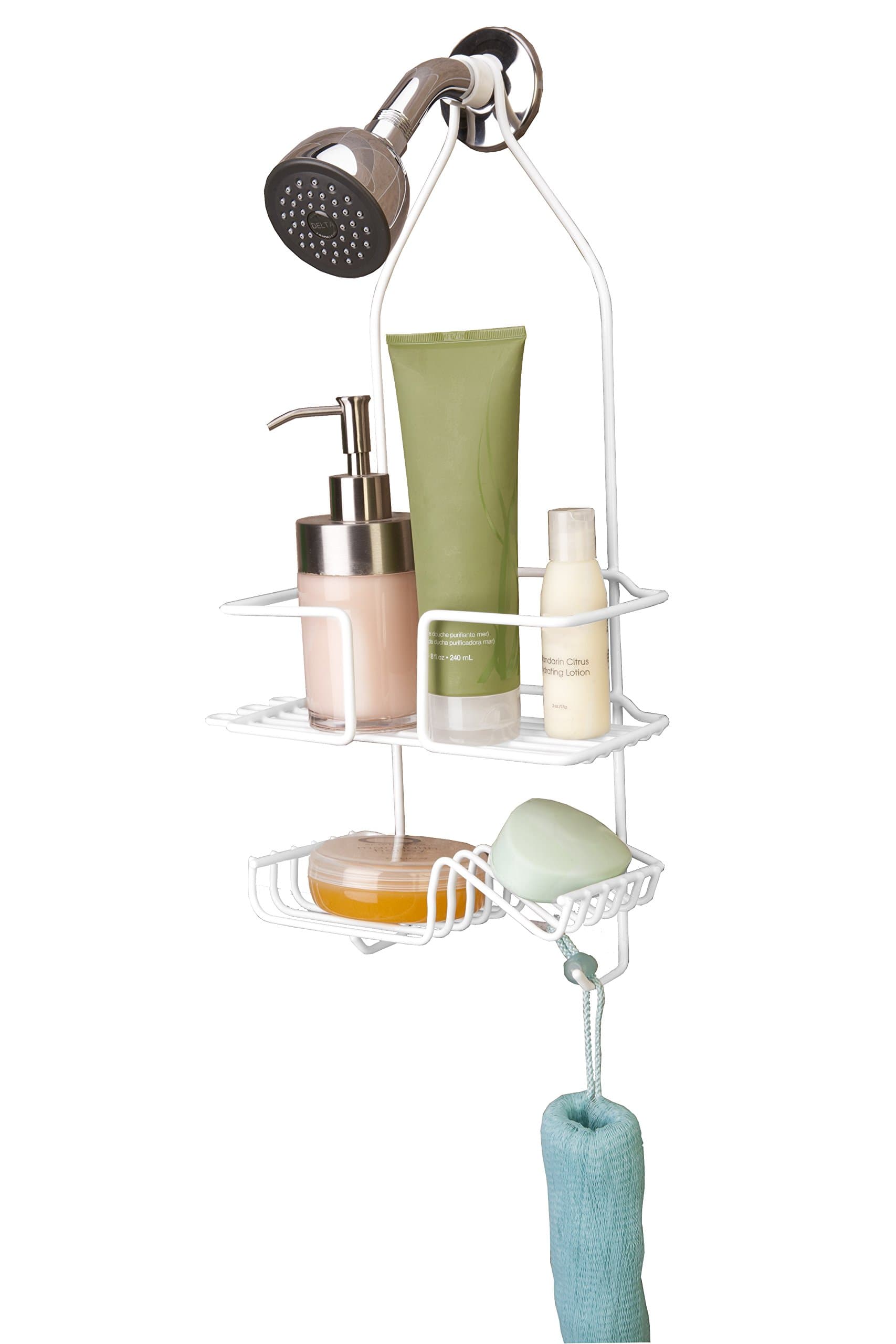 Grayline 41710, Deluxe Shower Caddy, White