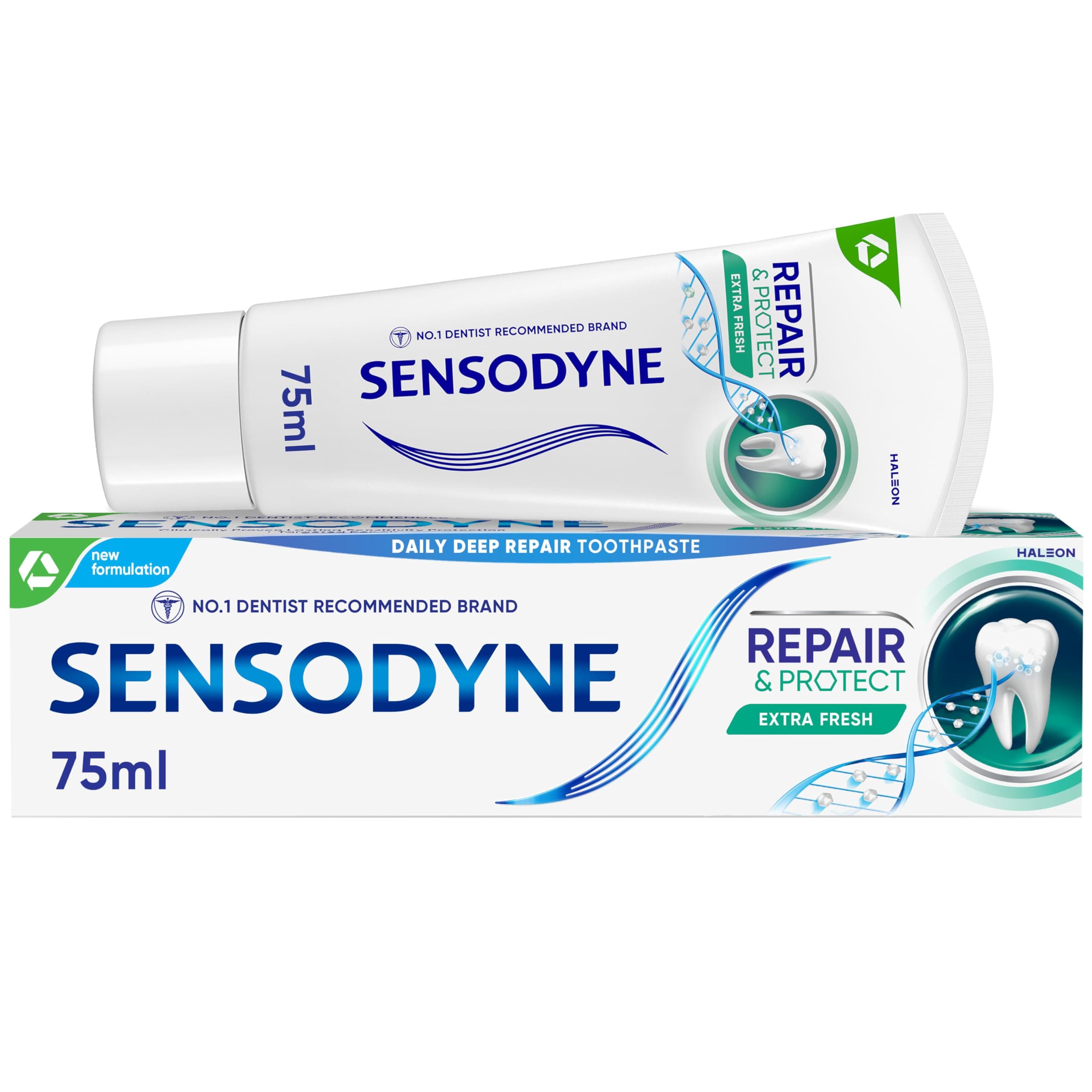 Toothpaste Repair and Protect, Sensitive Toothpaste for Sensitive Teeth, Extra Fresh, 75ml