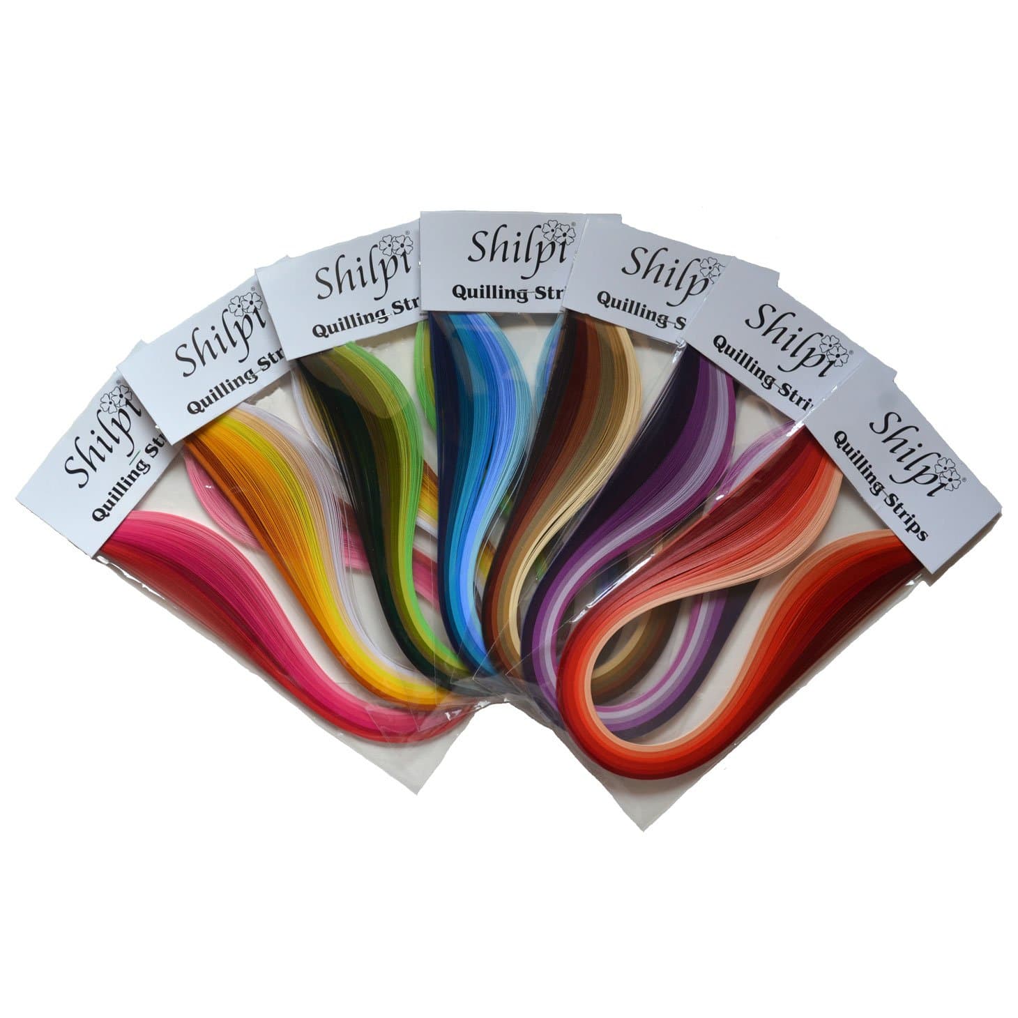 Shilpi Quilling Paper Strips 5mm (700 Strips)