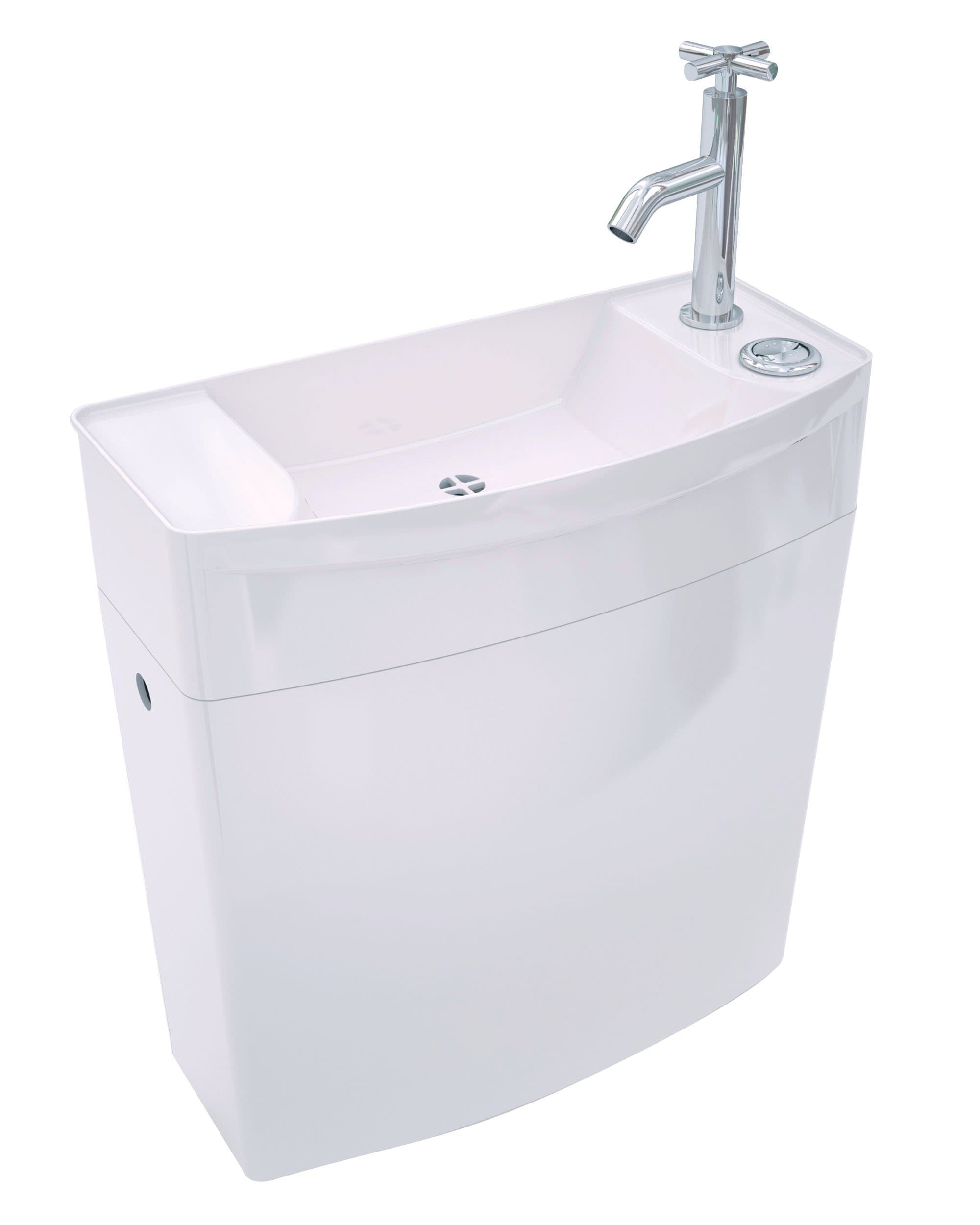 Wirquin 50720090 Iseo Cistern with Low Hand Basin