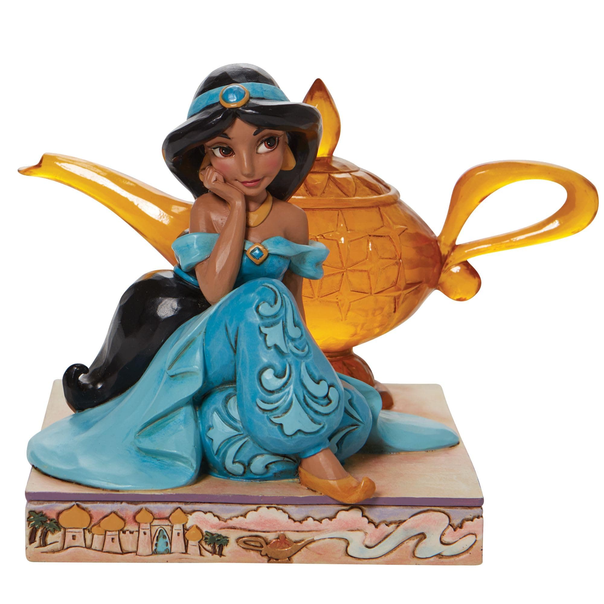 Disney Traditions Jasmine & Genie Lamp