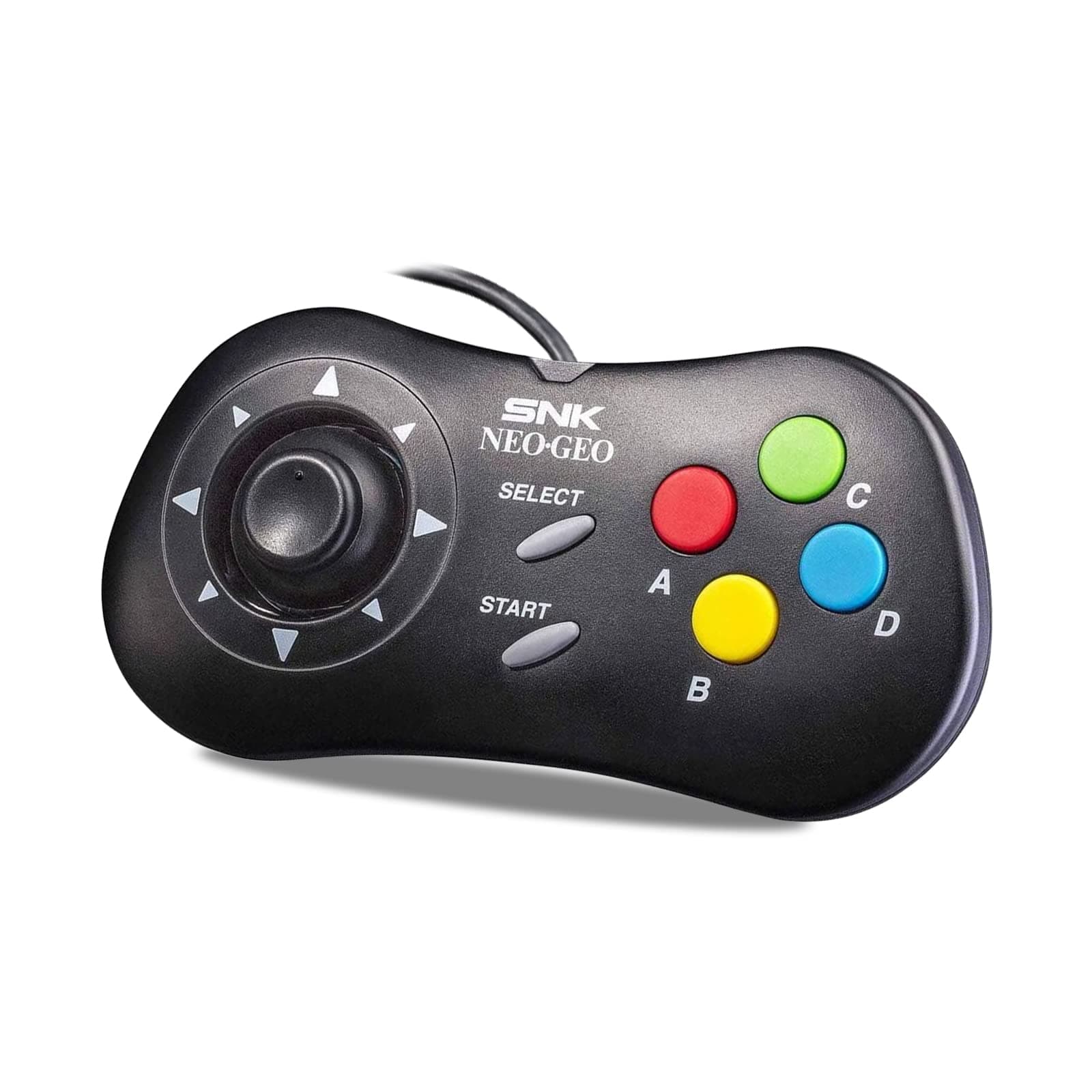 UNICOMVSX NEOGEO Mini Controller, SNK Wired Game Pad Compatible with NEO GEO Mini and NEO-GEO Arcade Stick Pro for Two Players to Play Games Simultaneously (Black)