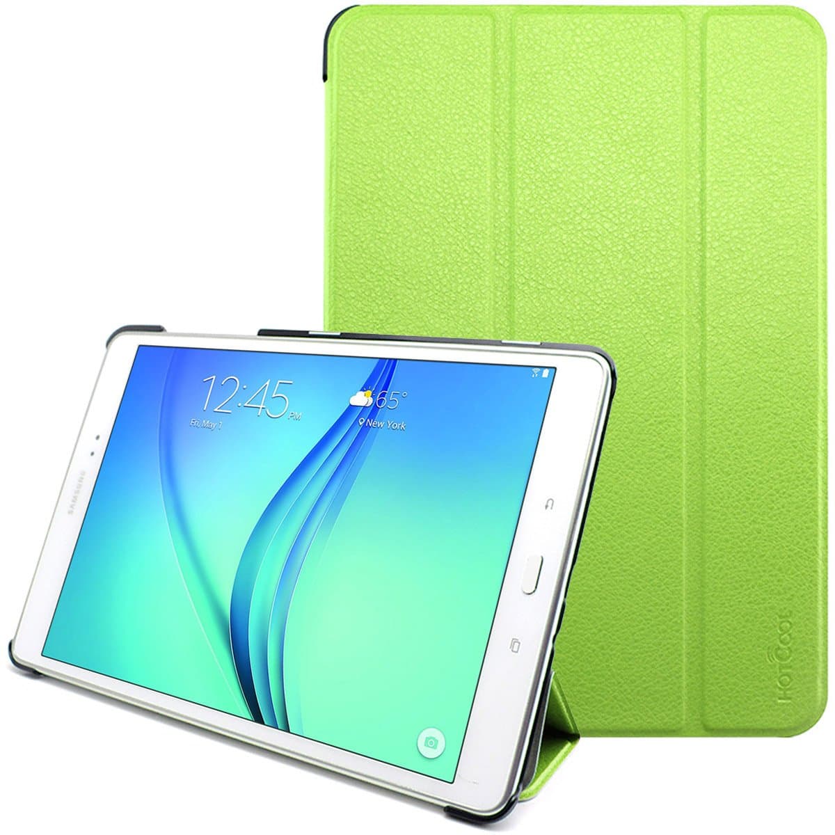 Samsung Galaxy Tab A 9.7 Case - HOTCOOL Ultra Slim Lightweight SmartCover Stand Case For Samsung Galaxy Tab A SM-T550NZWAXAR 9.7-Inch Tablet(With Smart Cover Auto Wake/Sleep), Green