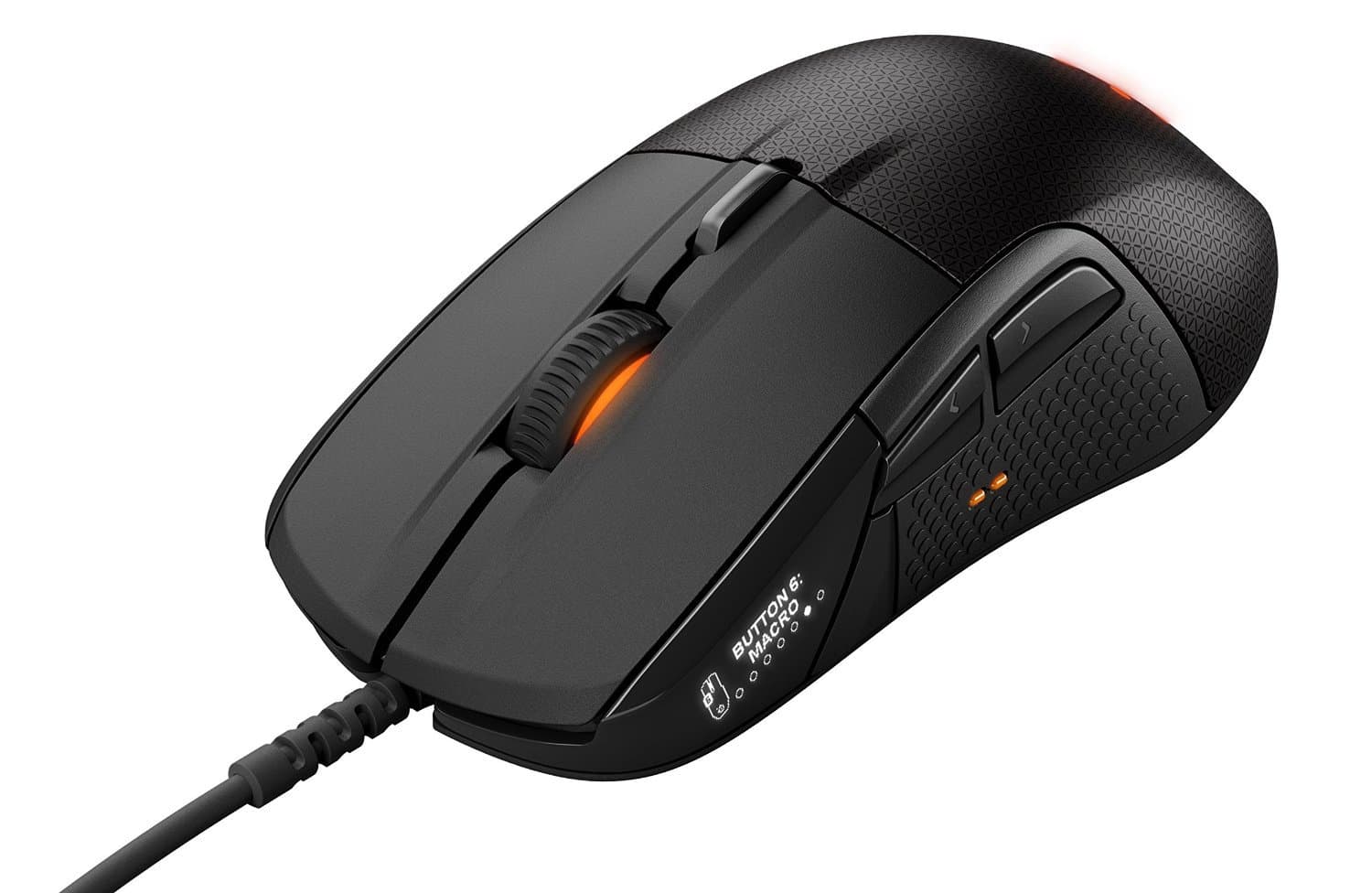 SteelSeries Rival 700 Gaming Mouse, OLED Display, Tactile Alerts, 16000 CPI, Multicolor - Black (Renewed)