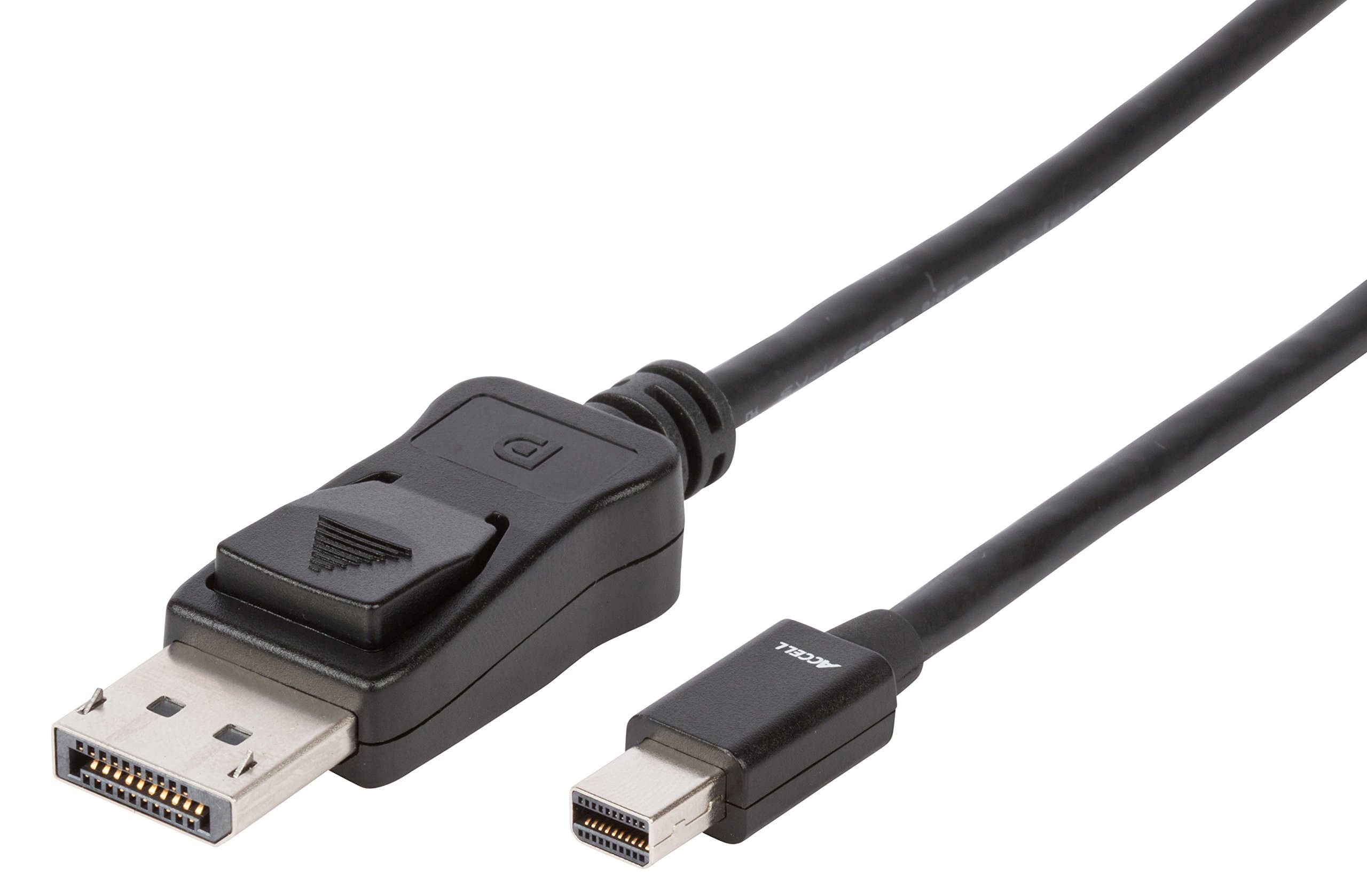 AccellmDP to DP 1.2 - VESA-Certified Mini DisplayPort to DisplayPort 1.2 Cable - 3 Feet (Black), Hbr2, 4K UHD @60Hz, 1920X1080@240Hz