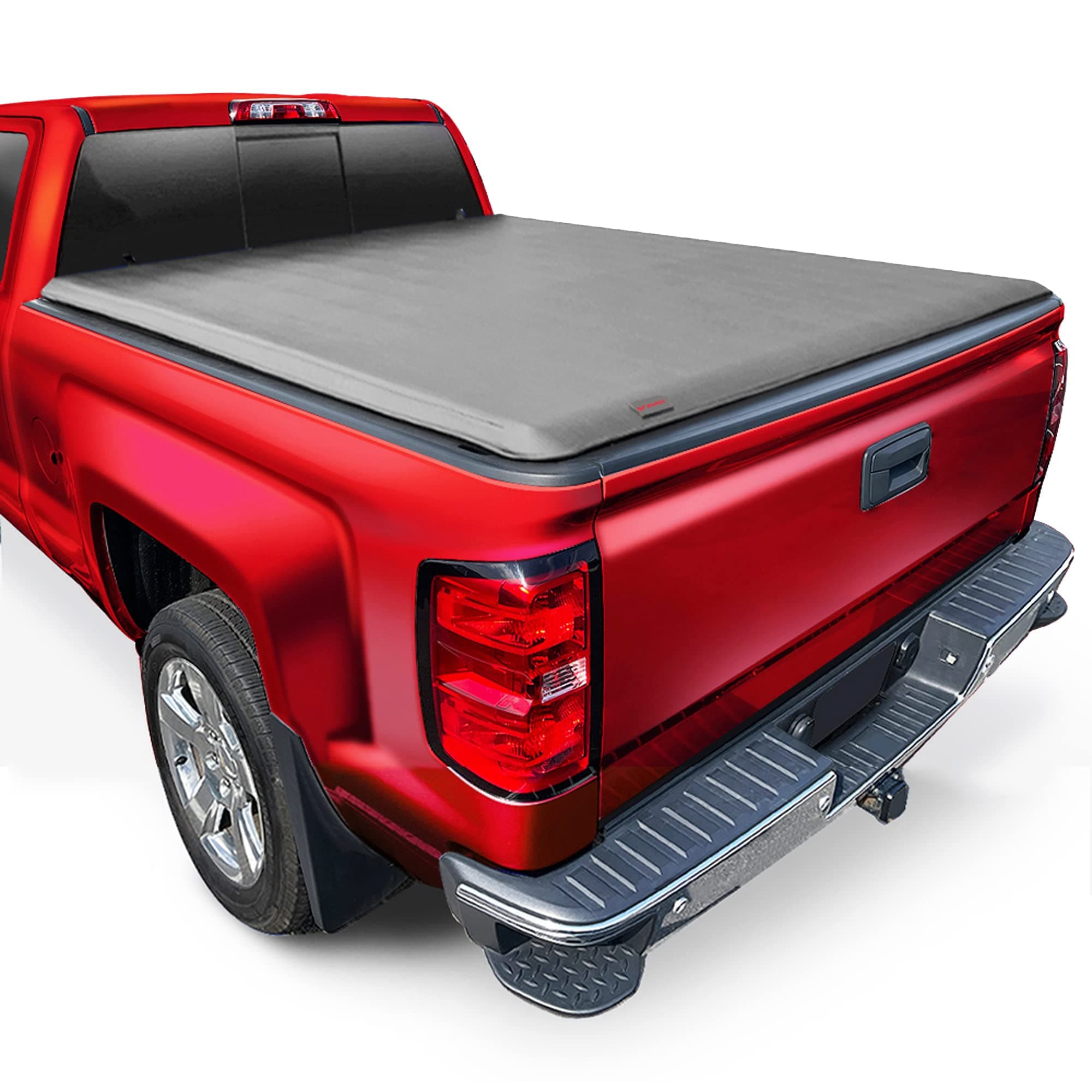 MaxMate Soft Roll-up Truck Bed Tonneau Cover Compatible with 2014-2018 Chevy Silverado GMC Sierra 1500; 2019 LD/Limited | 5'9" (69") Bed | TCC169006