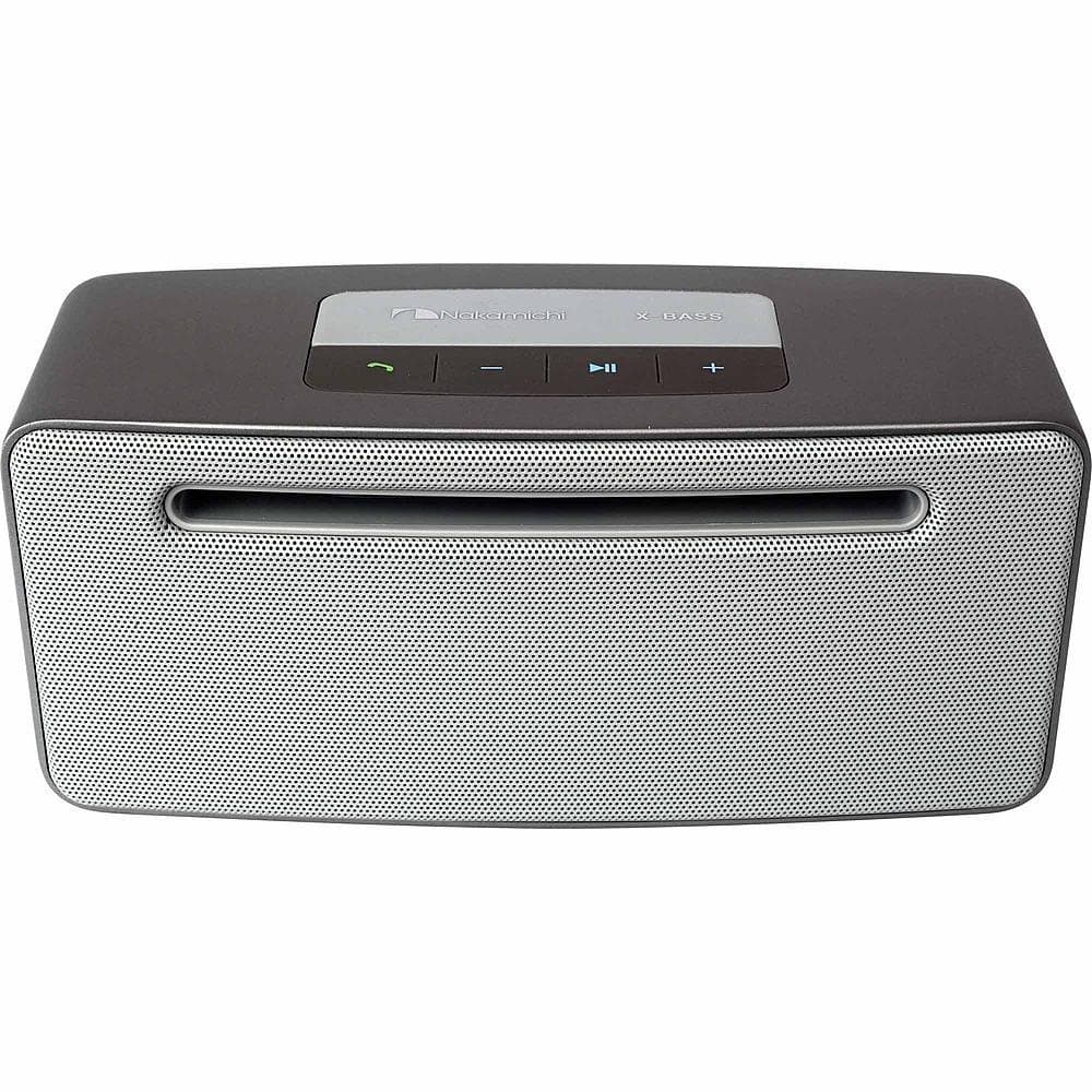 Nakamichi Wireless Bluetooth 4.0 Speaker BTSP80 - Matte Silver