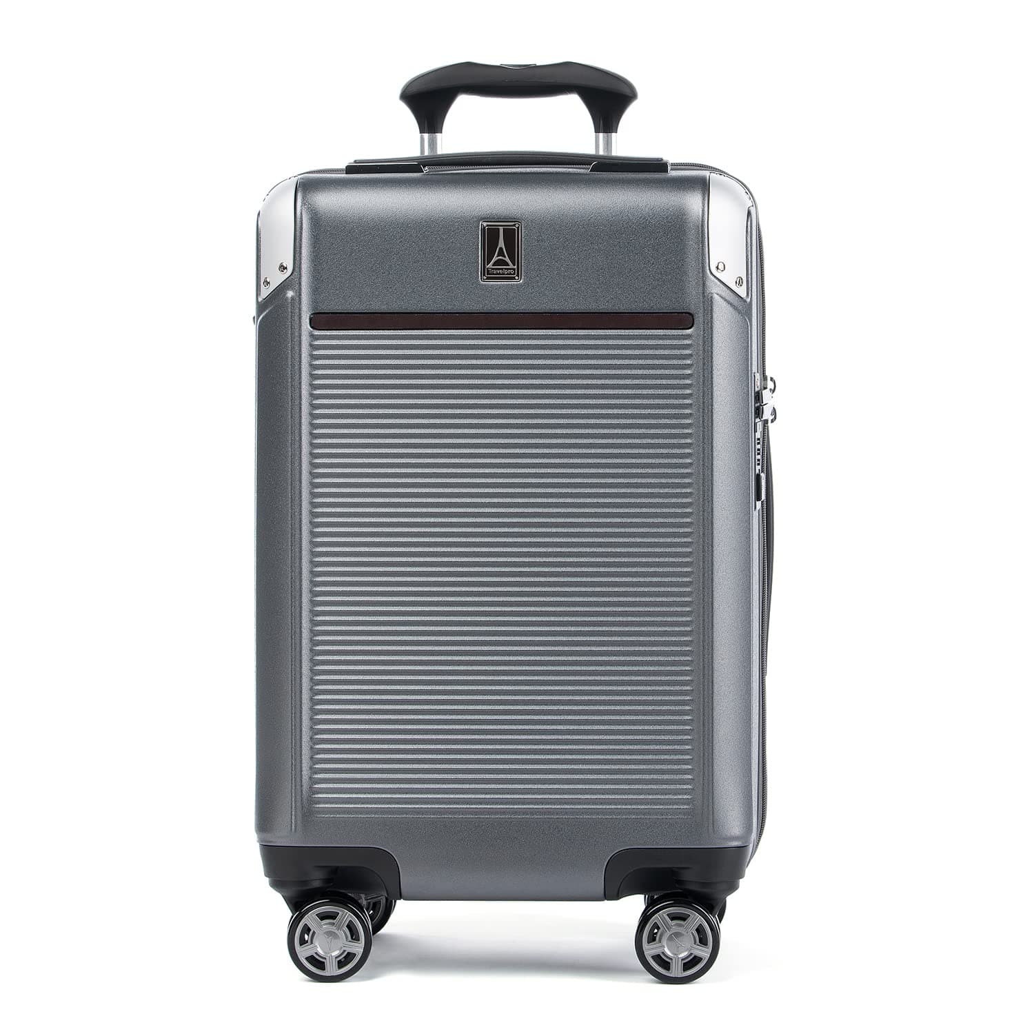 Travelpro Platinum Elite Hardside Expandable Spinner Wheel Luggage TSA Lock Hard Shell Polycarbonate Suitcase, Vintage Grey, Carry-on 21-Inch, Platinum Elite Hardside Expandable Spinner Wheel Luggage
