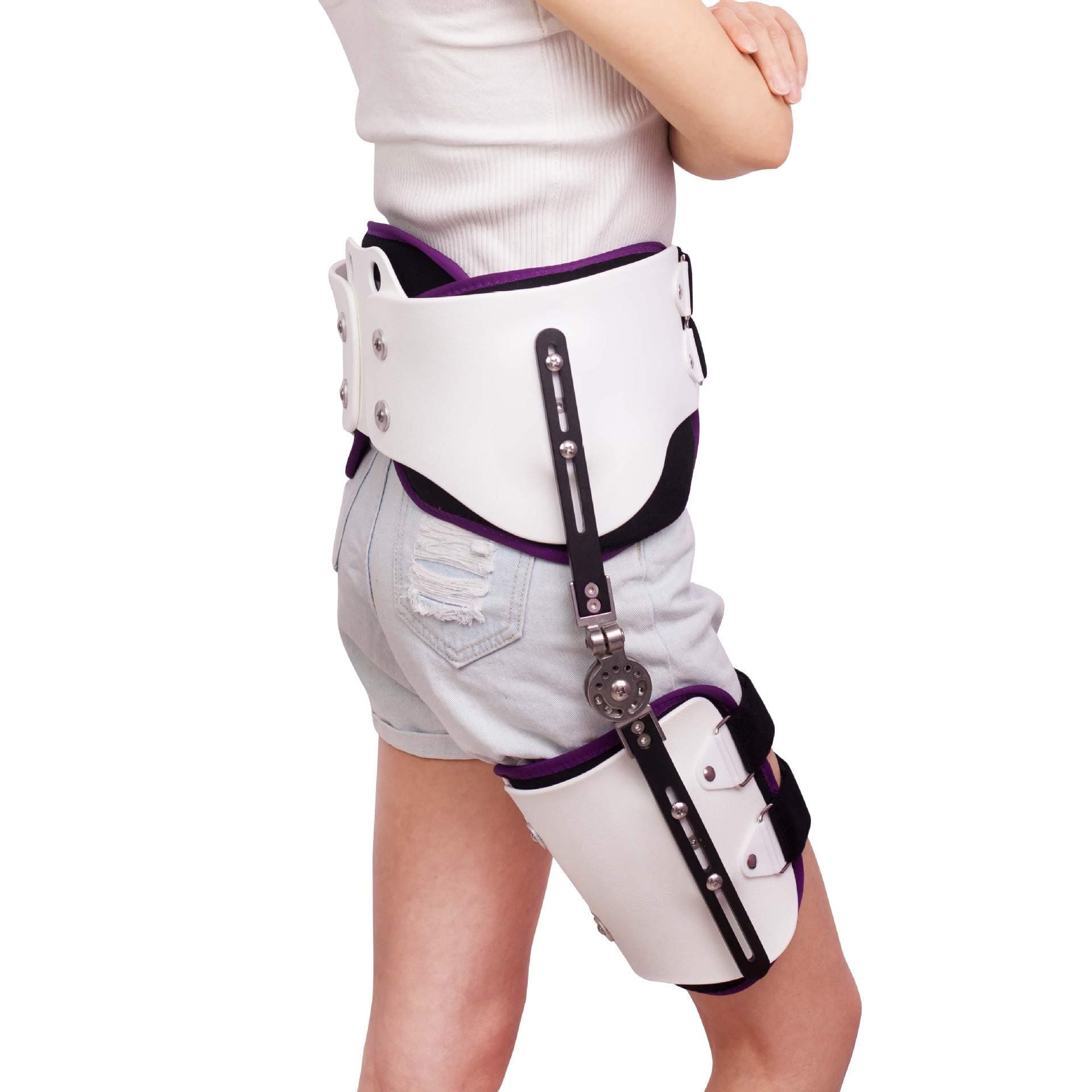 Tree Hip Joint Dislocation of Hip Abduction Orthosis Fixation Hinge Adjustable Waist Leg Brace,Hip Abduction Stent Ankle Femoral Fracture Support Hip Joint Support