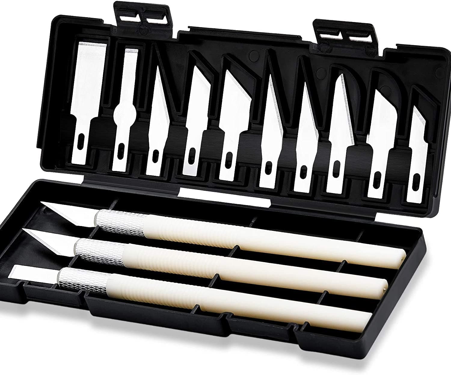 Precision Hobby Cutter Craft Kit Modelling Knife DIY Razor Saw Set for Architecture Modeling, Scrapbooking 13 Pieces