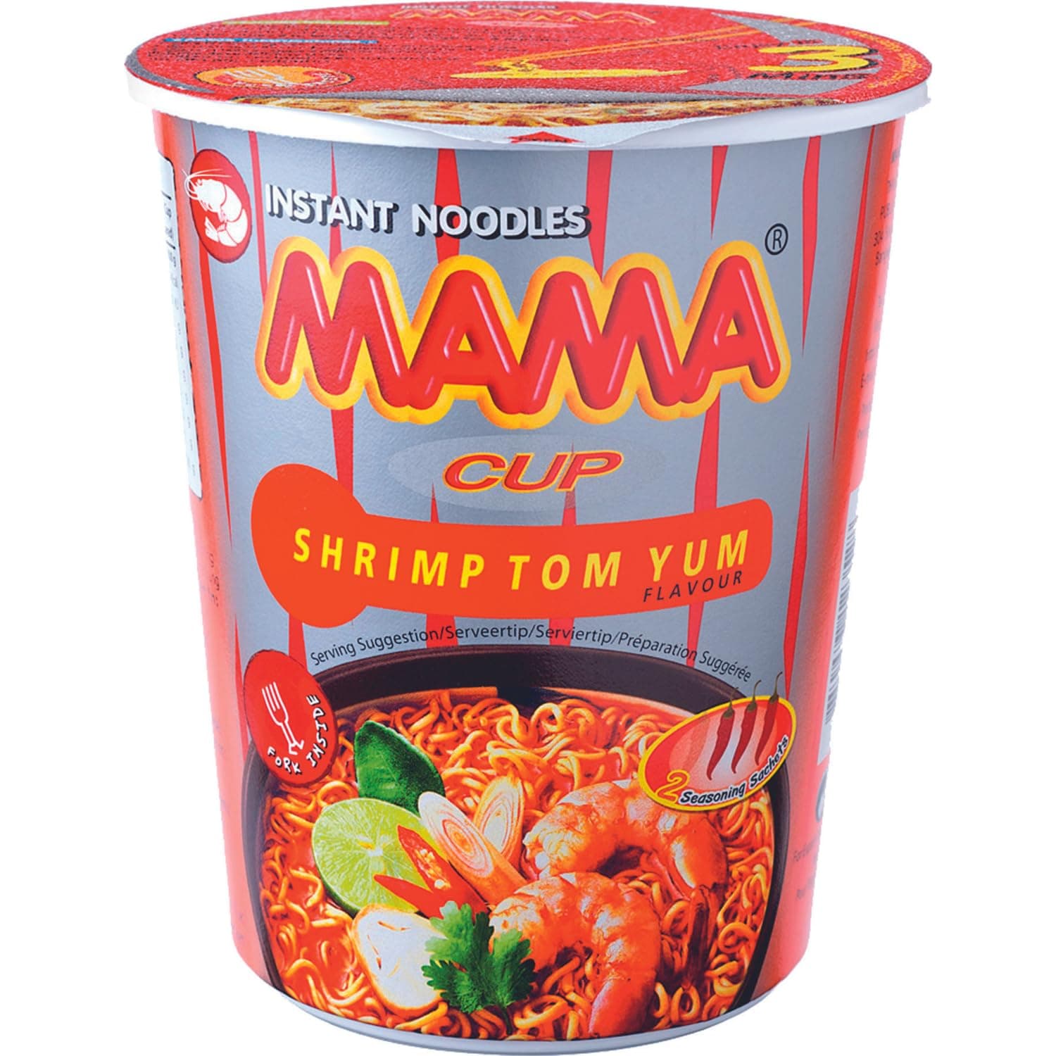 Mama Shriptom Yum Flavour Cup Instant Noodles, 70 gm